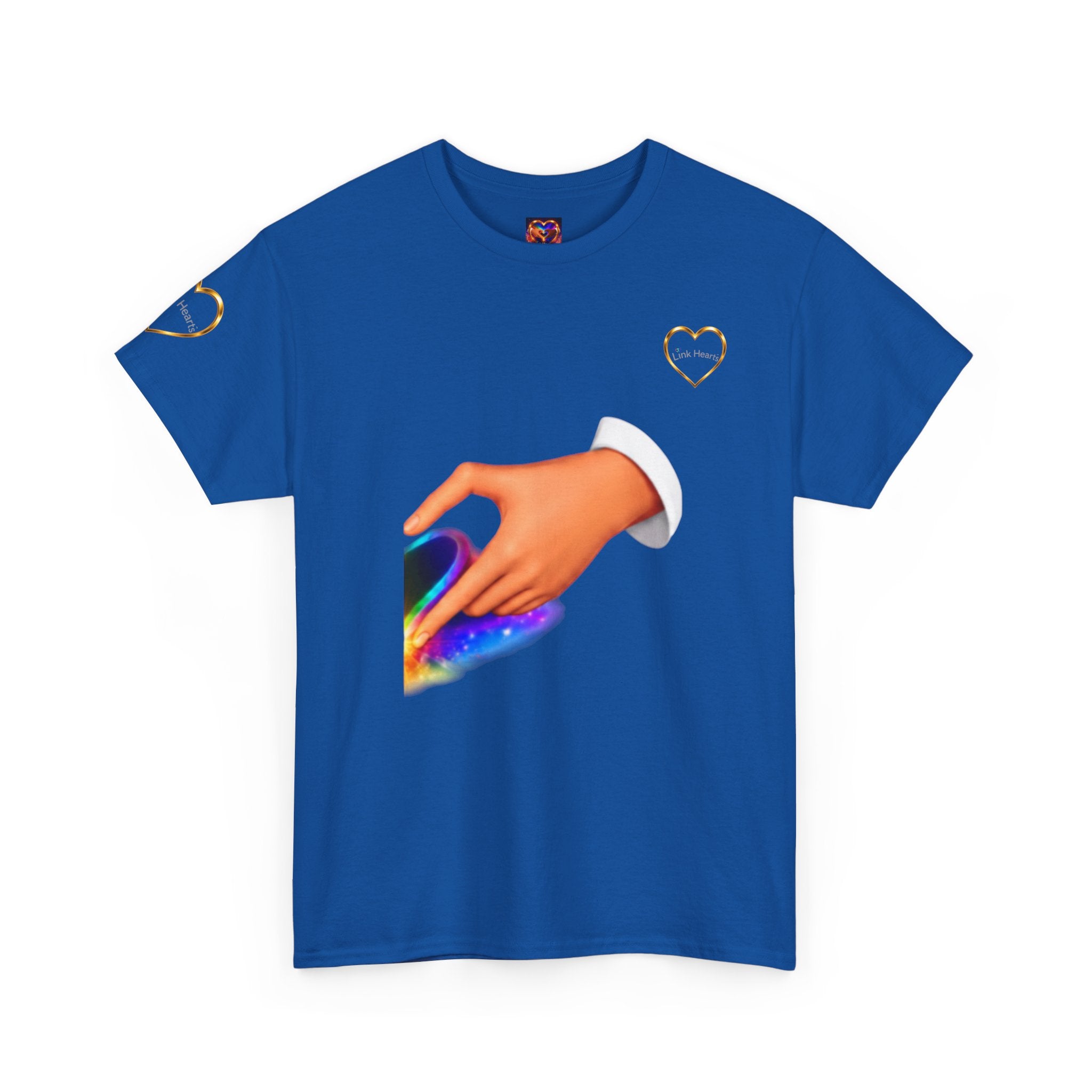 Link Hearts Unisex Tee - Celebrate Connection with Matching Shirt Set