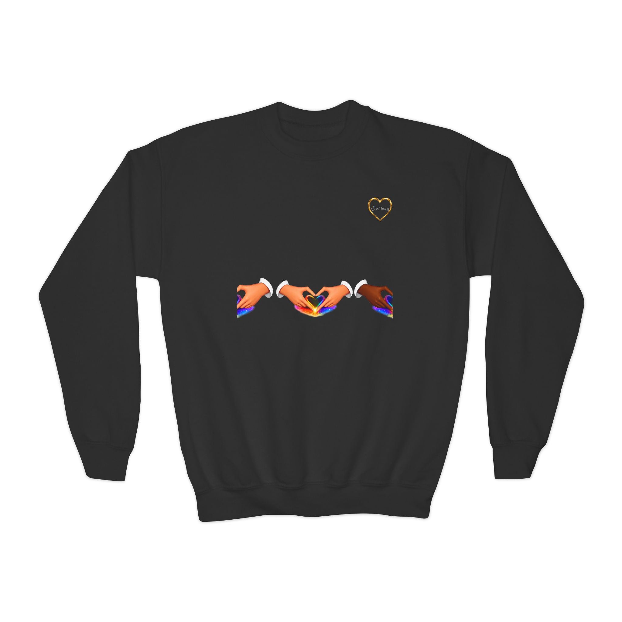 Link Hearts™ Unity Crewneck Sweatshirt — Youth Crewneck