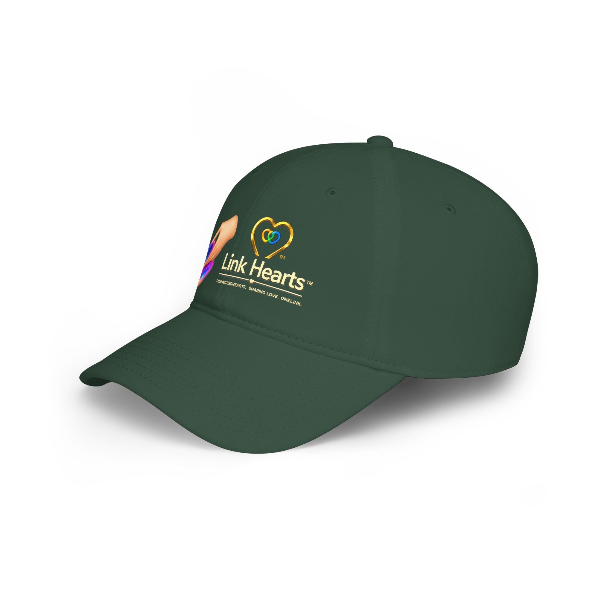 Link Hearts Couples Baseball Cap — Heartcare Charity Logo Hat
