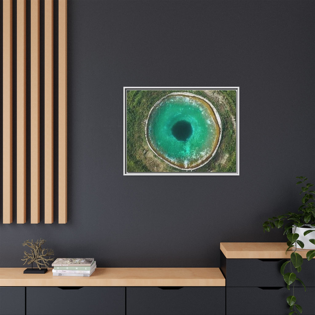 LinkHearts™ 'Sink Hole' Matte Canvas Framed Wall Art