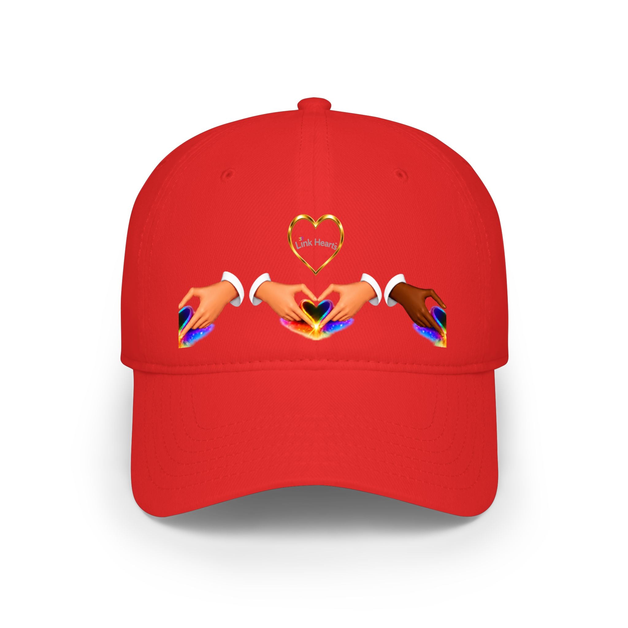Heart Hands Baseball Cap — Inclusive Love Adjustable Cap