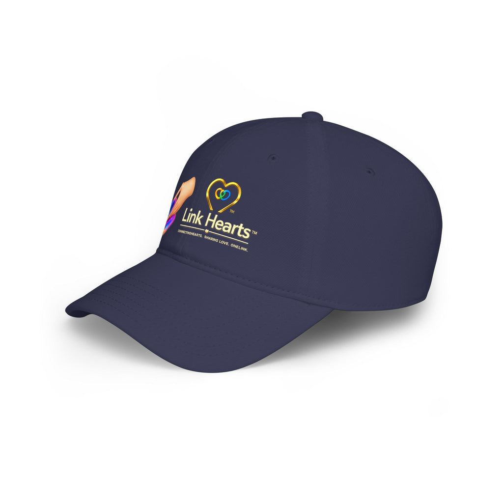 Link Hearts Couples Baseball Cap — Heartcare Charity Logo Hat