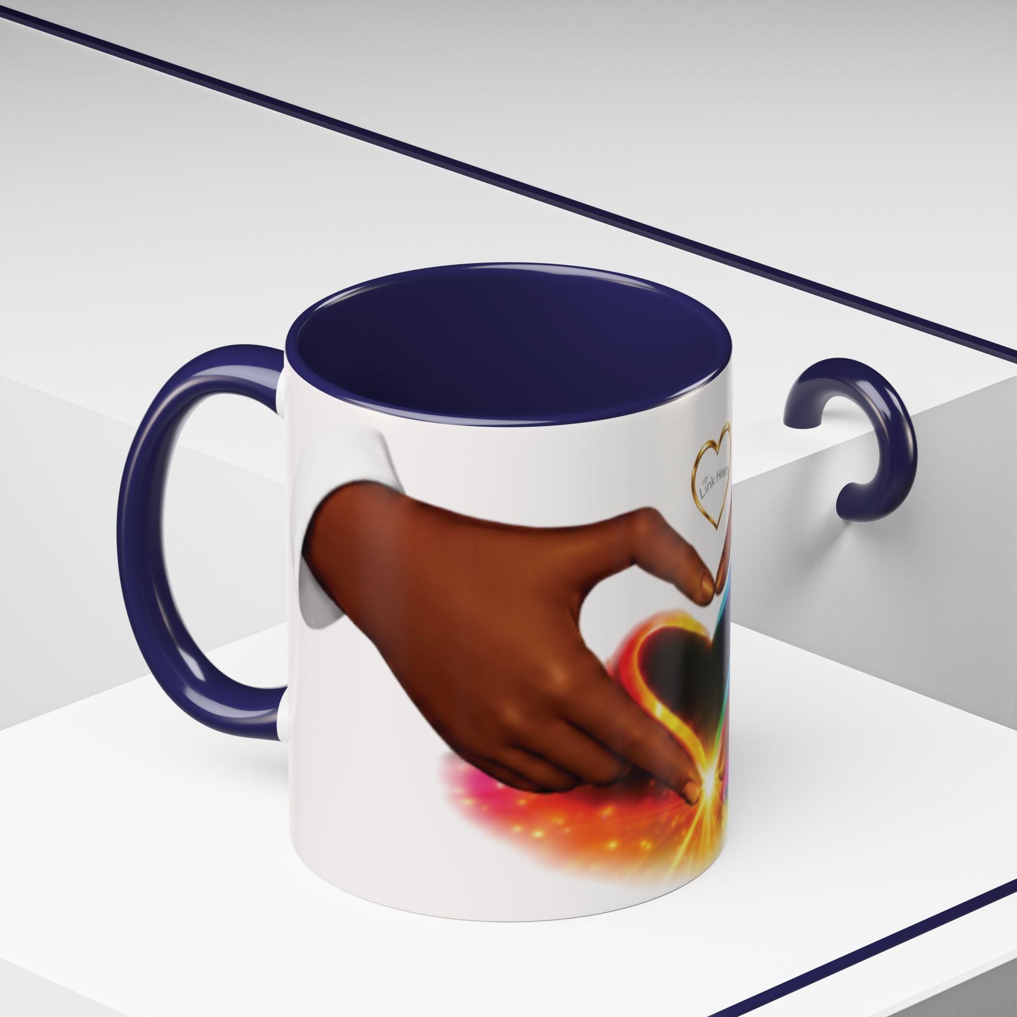 Link Hearts™ -  Rainbow Heart Mug