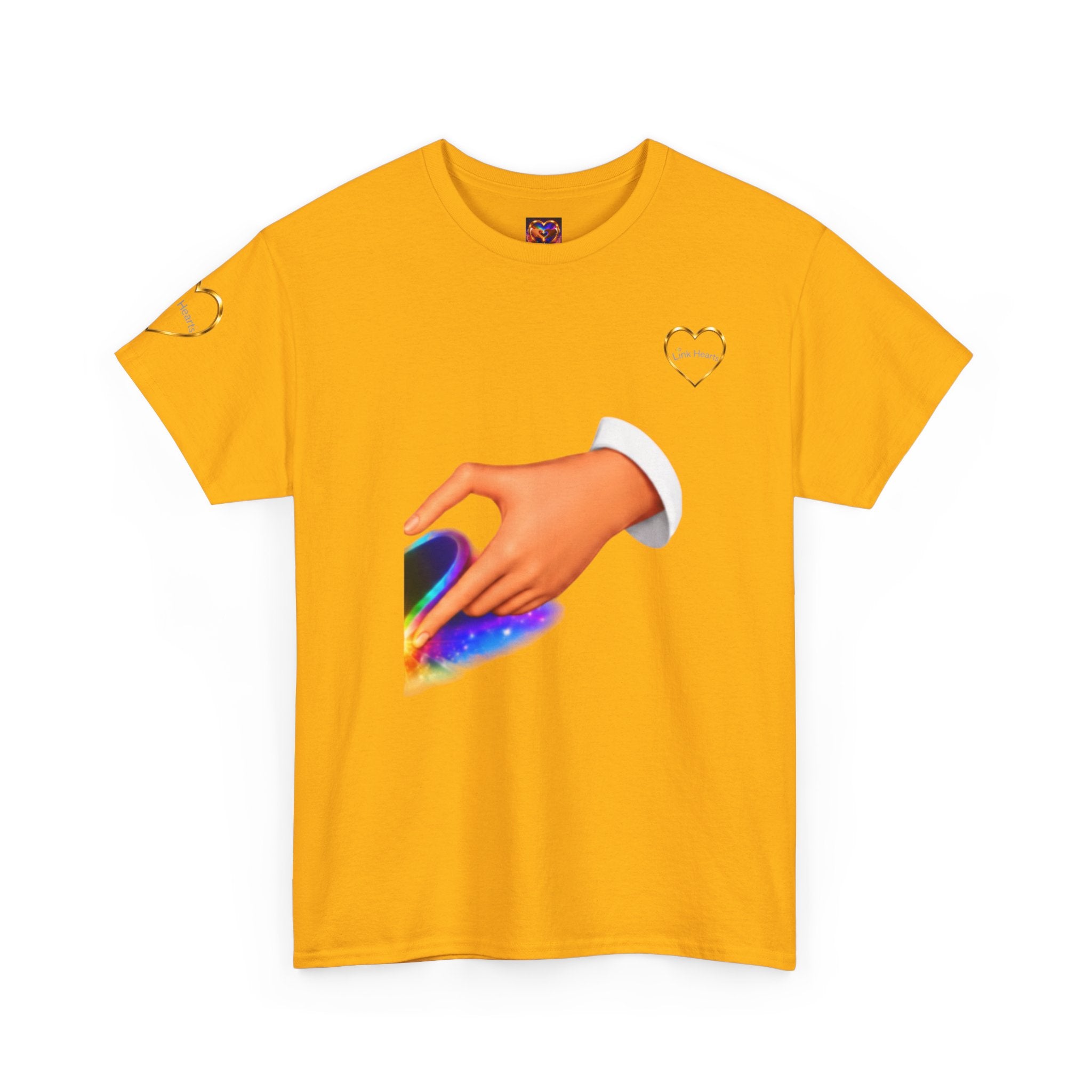 Link Hearts Unisex Tee - Celebrate Connection with Matching Shirt Set