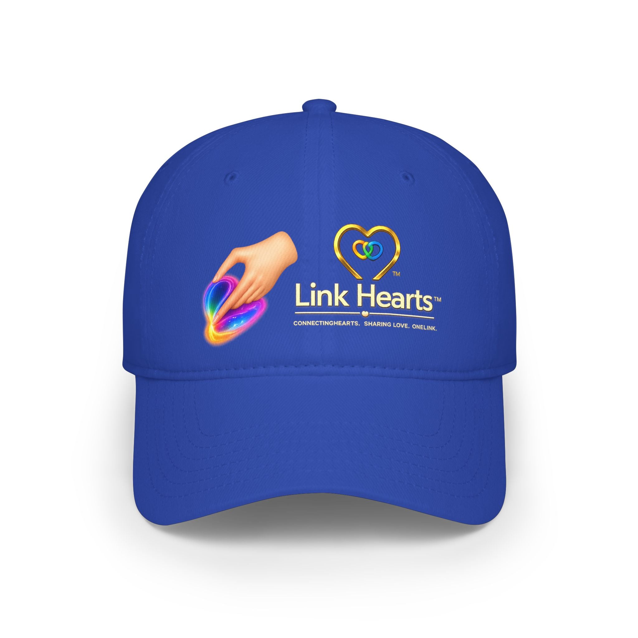 Link Hearts Couples Baseball Cap — Heartcare Charity Logo Hat