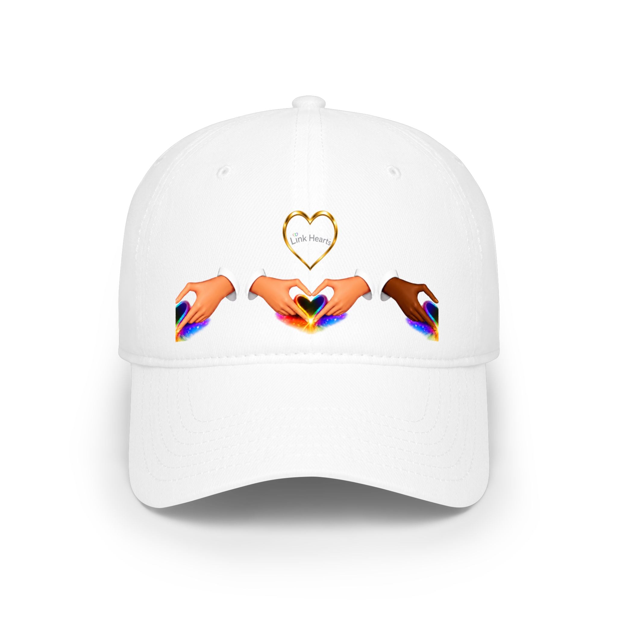 Heart Hands Baseball Cap — Inclusive Love Adjustable Cap