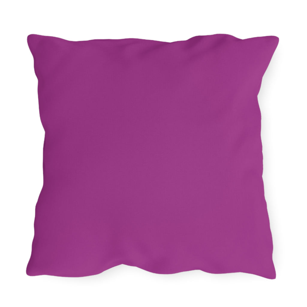 Link Hearts Outdoor Pillow — Rainbow Hands Heart Design