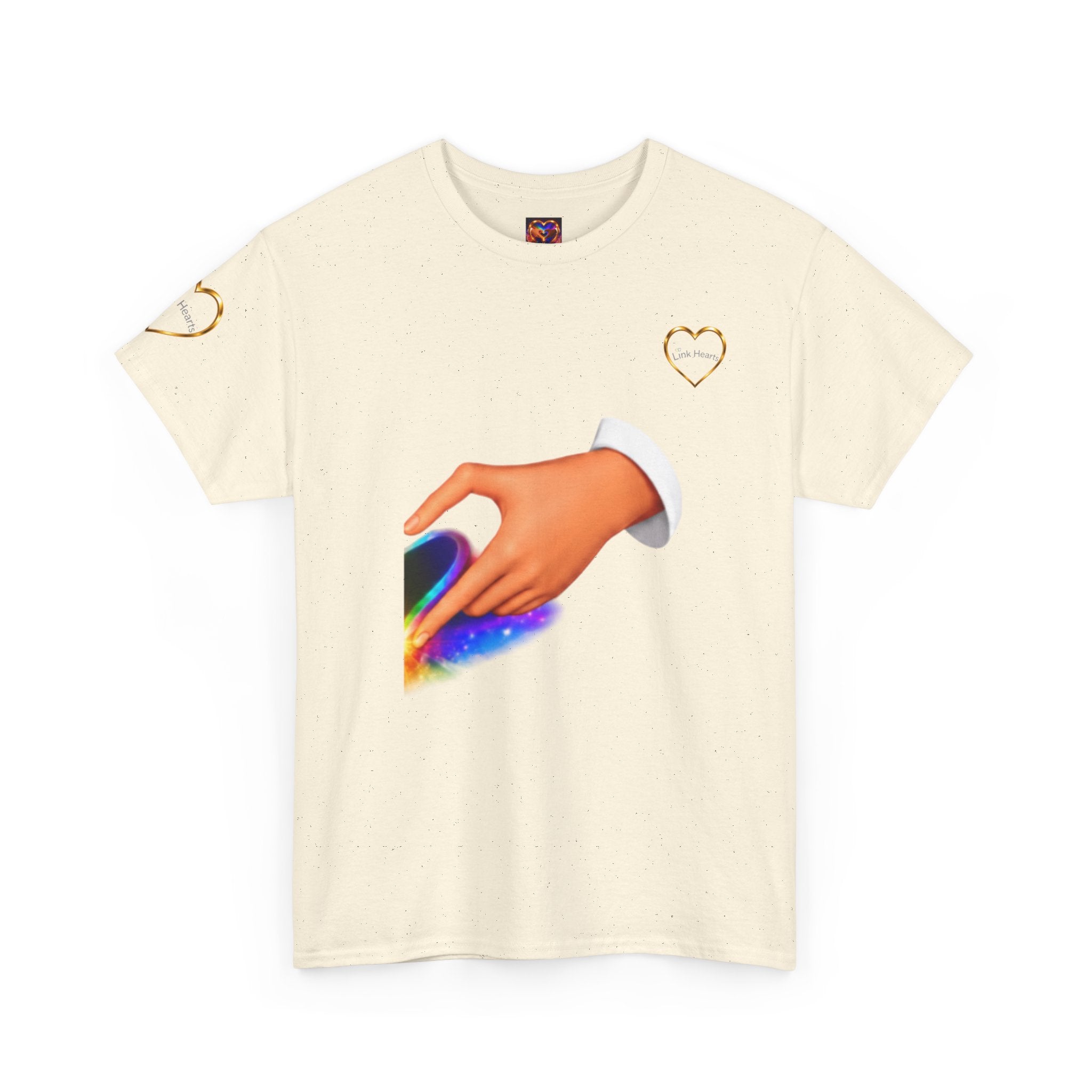 Link Hearts Unisex Tee - Celebrate Connection with Matching Shirt Set