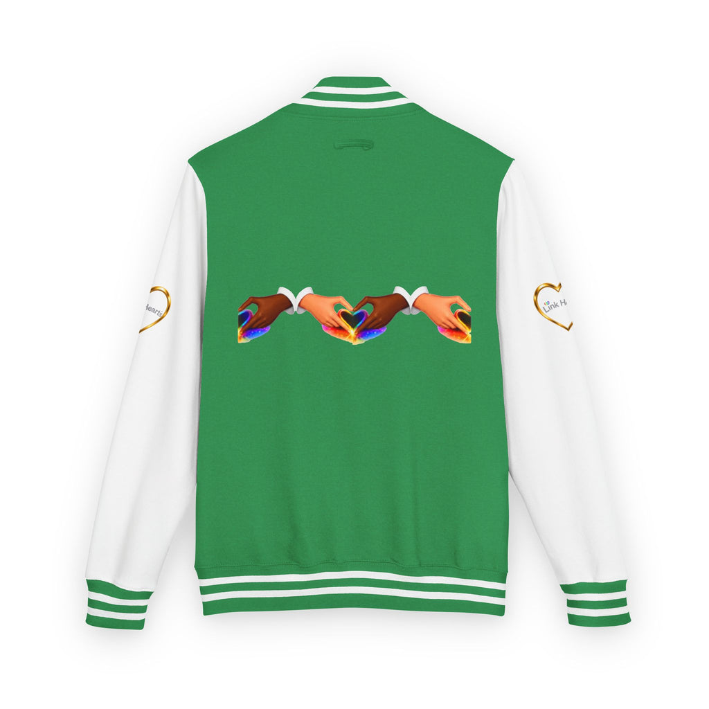 Link Hearts™ Premium Varsity Jacket – Wear the Movement.