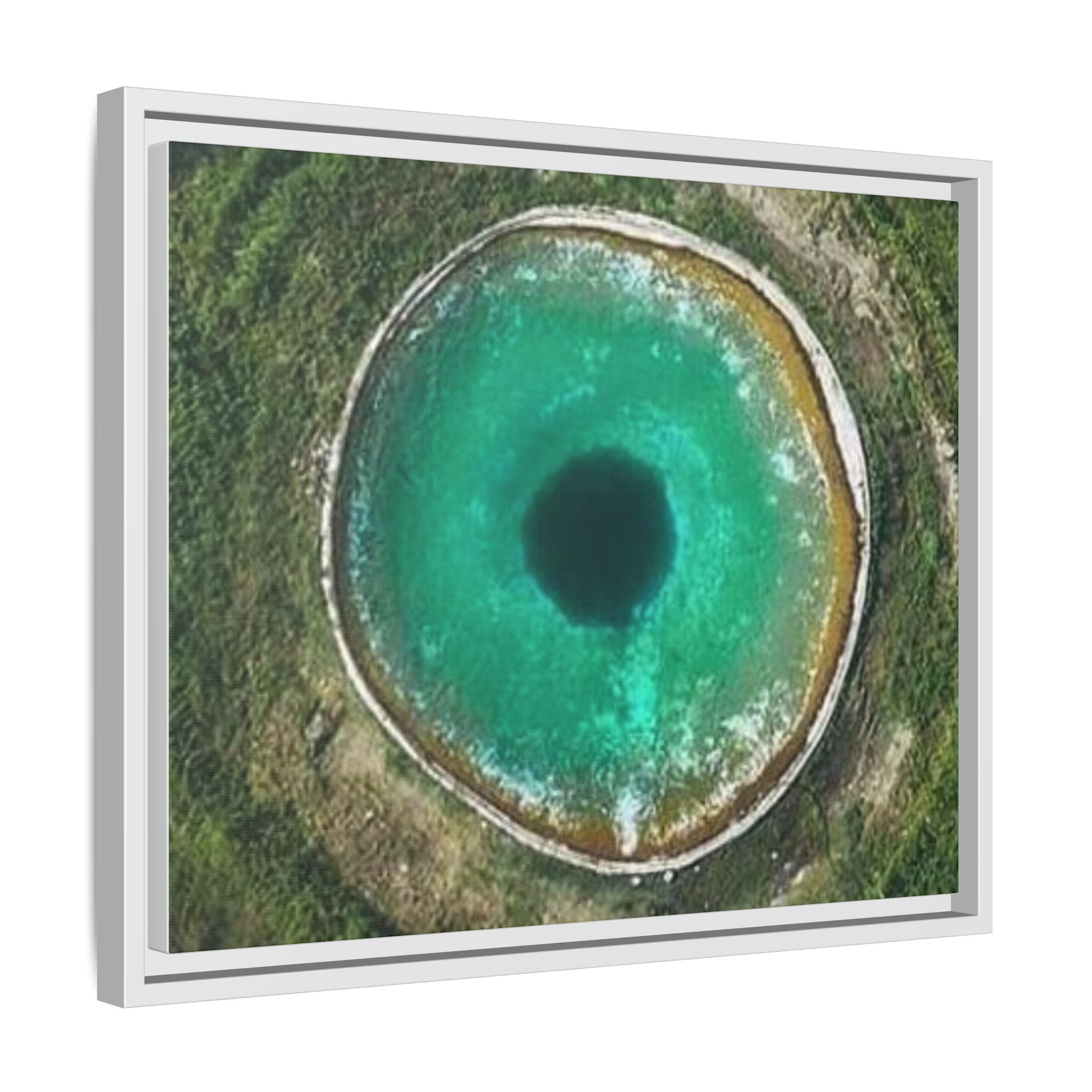 LinkHearts™ 'Sink Hole' Matte Canvas Framed Wall Art