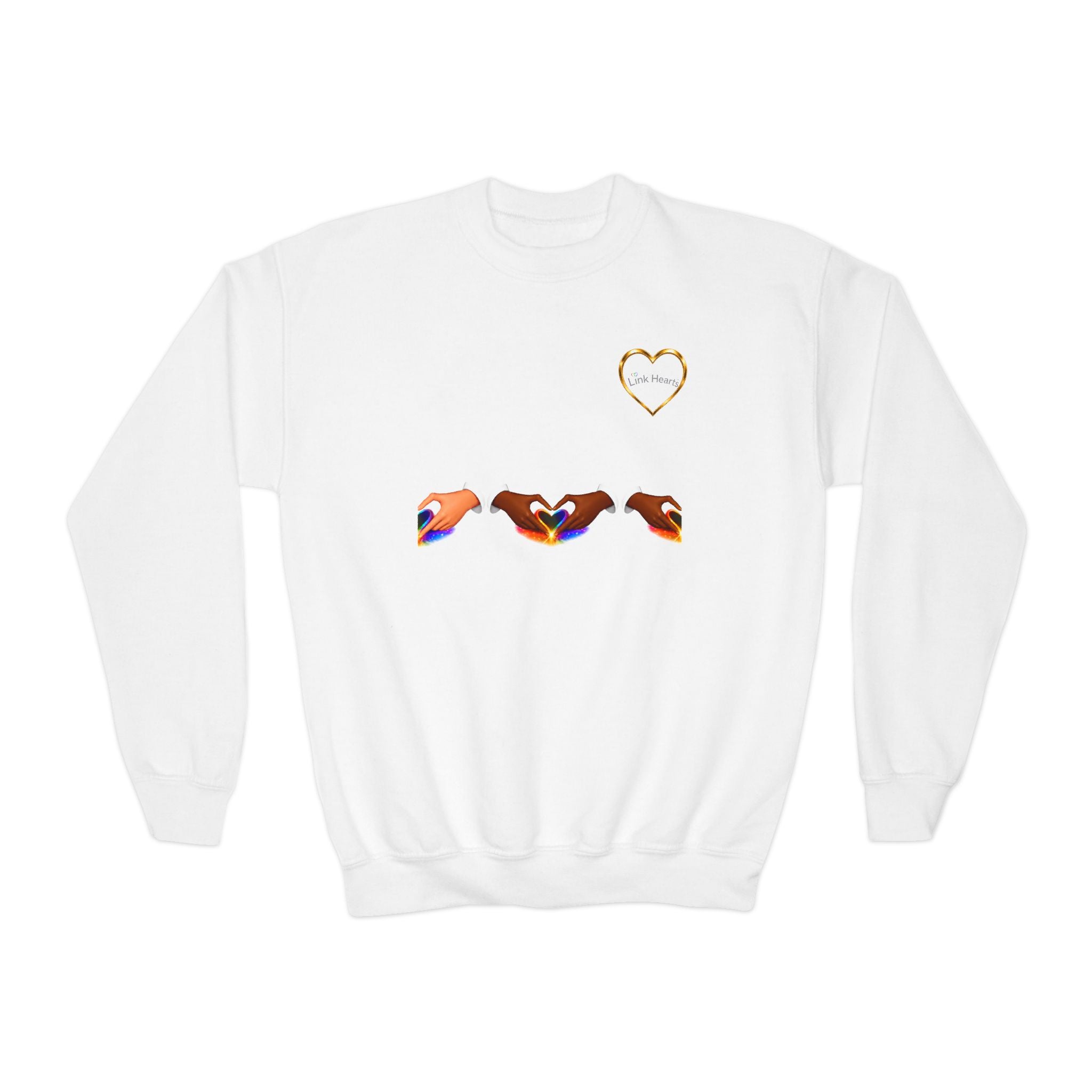 Link Hearts™ Unity Youth Crewneck Sweatshirt