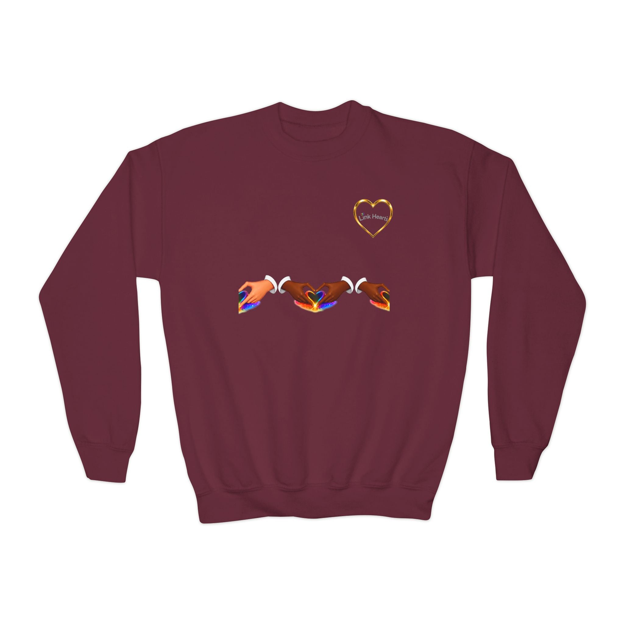 Link Hearts™ Unity Youth Crewneck Sweatshirt