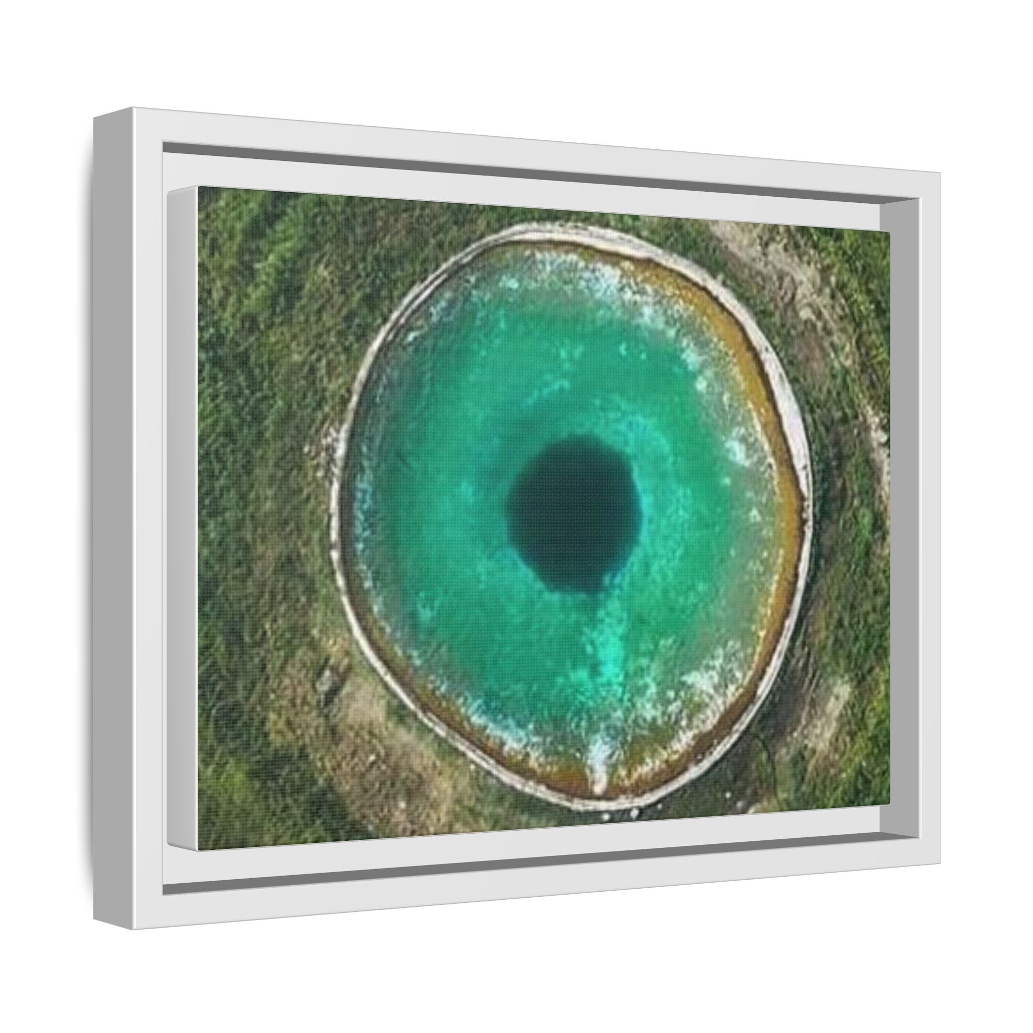 LinkHearts™ 'Sink Hole' Matte Canvas Framed Wall Art