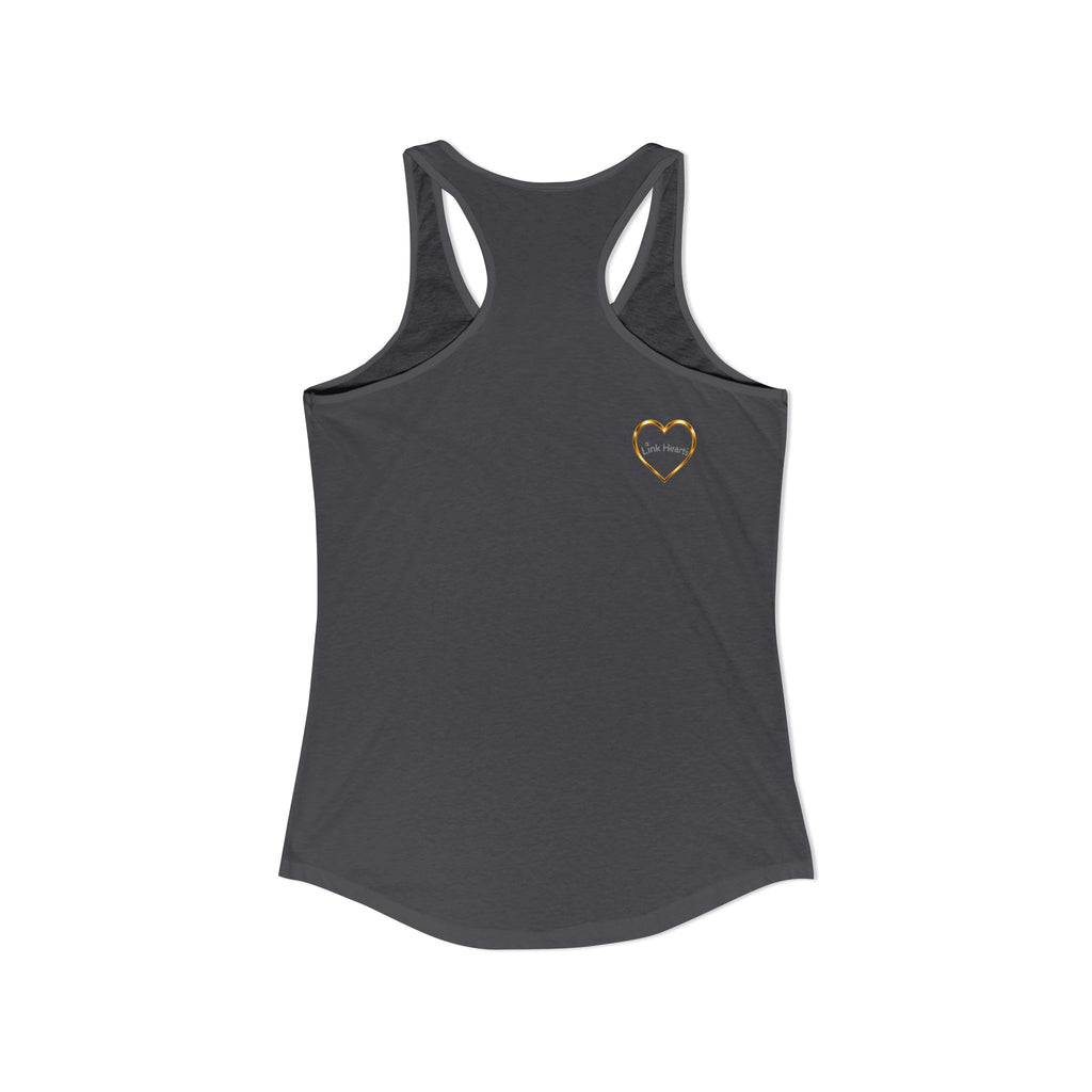 Link Hearts™ Women’s Ideal Racerback Tank – Wear Unity With Every Move.