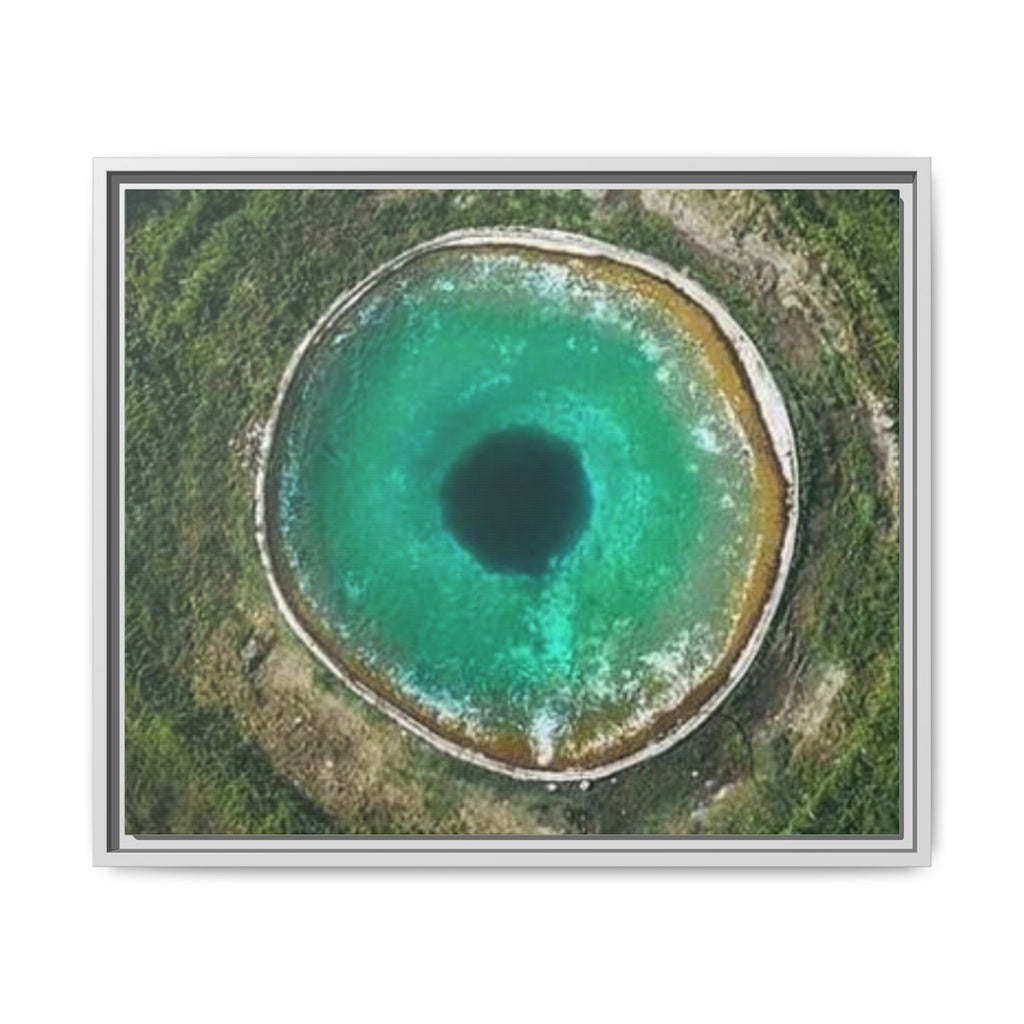 LinkHearts™ 'Sink Hole' Matte Canvas Framed Wall Art
