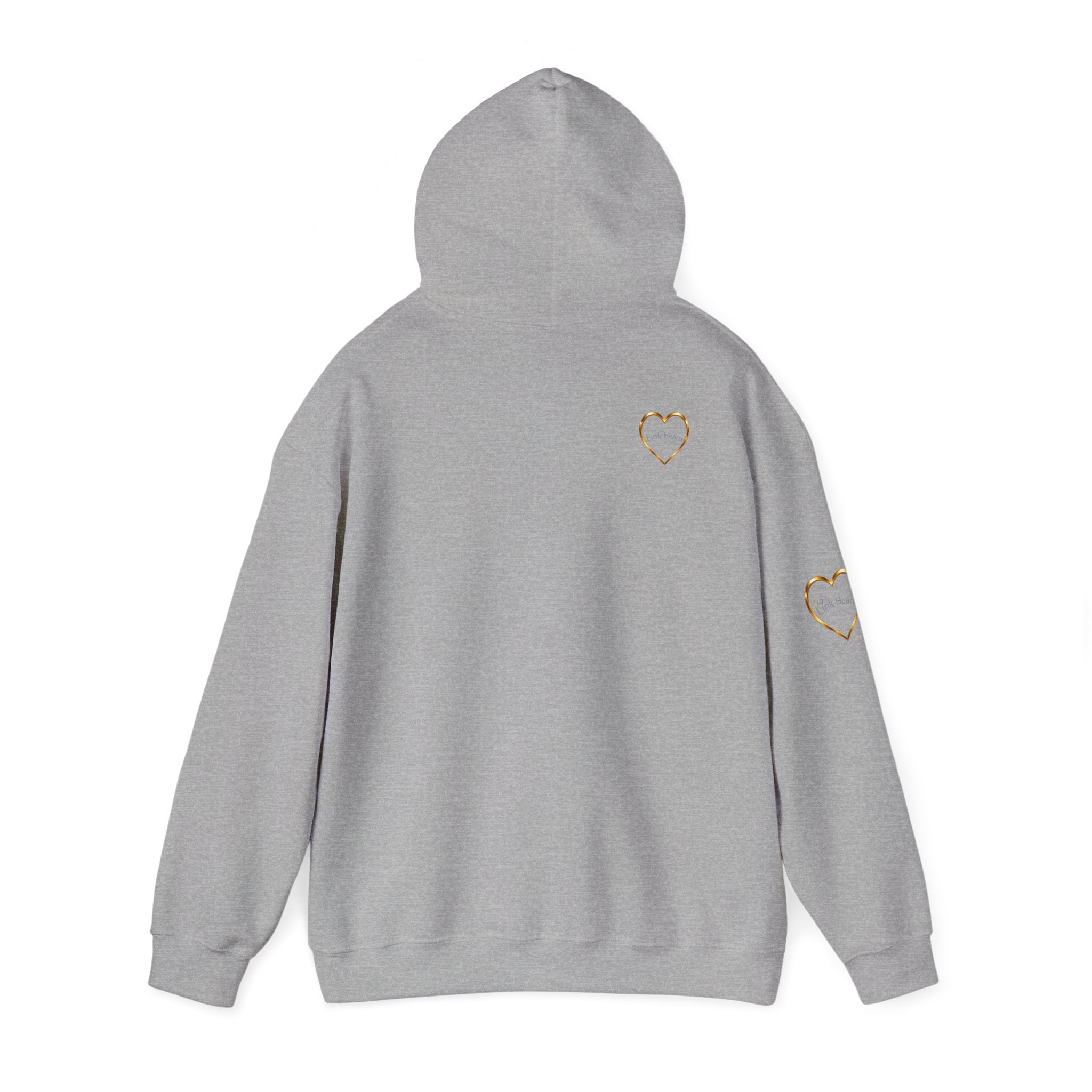 Hoodie — Rainbow Heart Hands Graphic Pullover