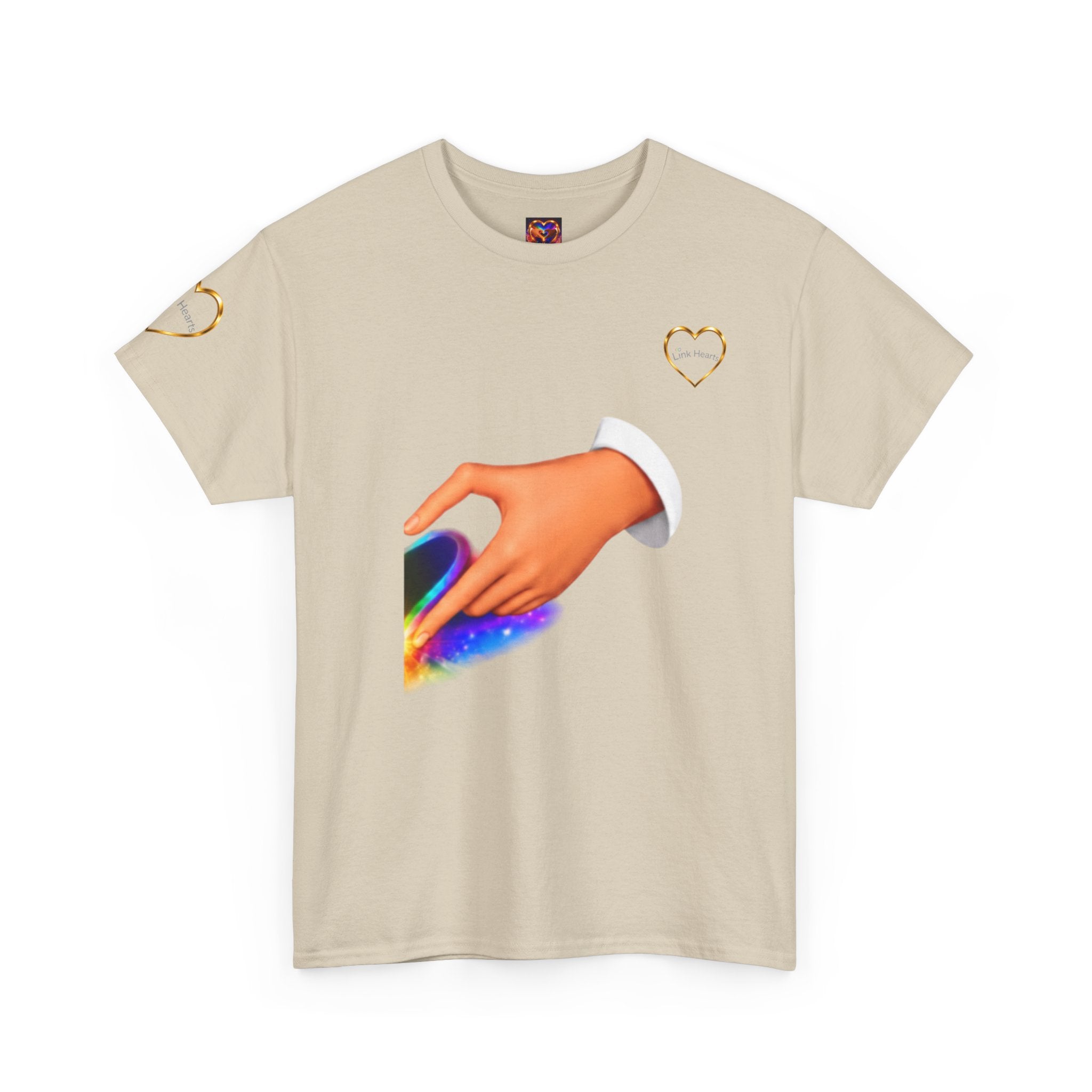 Link Hearts Unisex Tee - Celebrate Connection with Matching Shirt Set