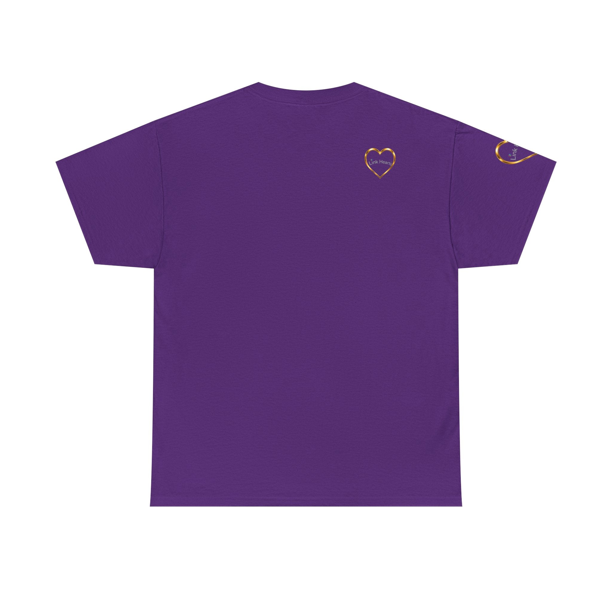 Link Hearts Unity Tee — Matching Rainbow Heart Couple Shirt (Love Wins)