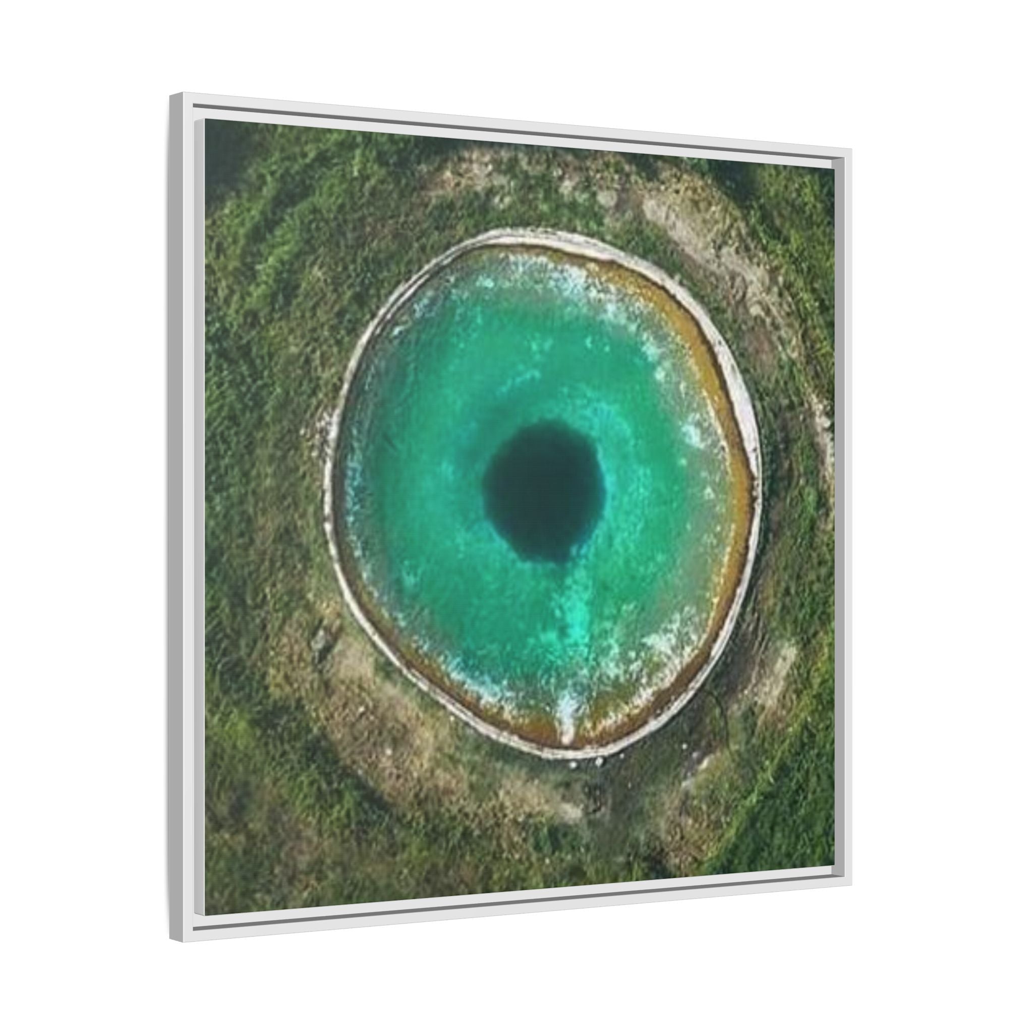 LinkHearts™ 'Sink Hole' Matte Canvas Framed Wall Art