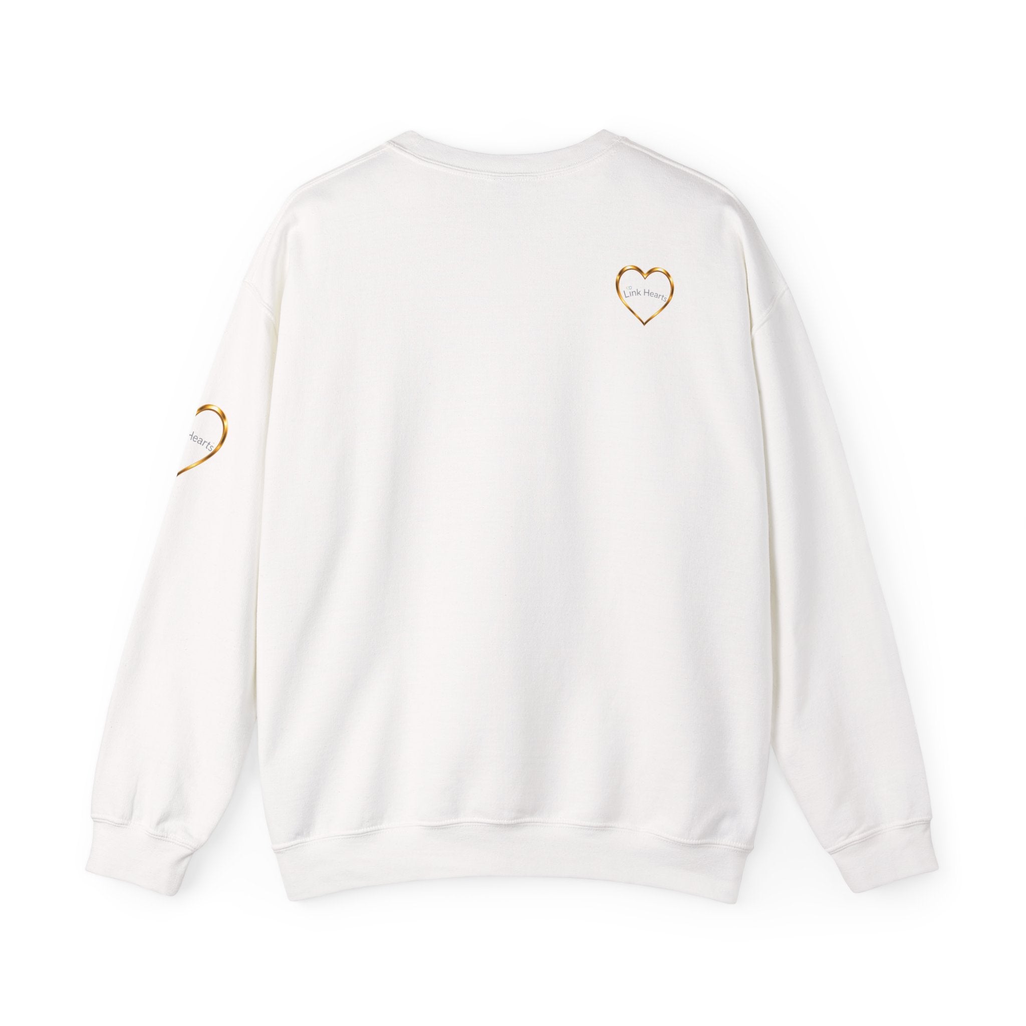 Love Hands Crewneck Sweatshirt — Rainbow Heart Solidarity Pullover