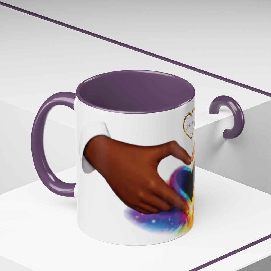Link Hearts™ - Rainbow Unity Heart Mug.