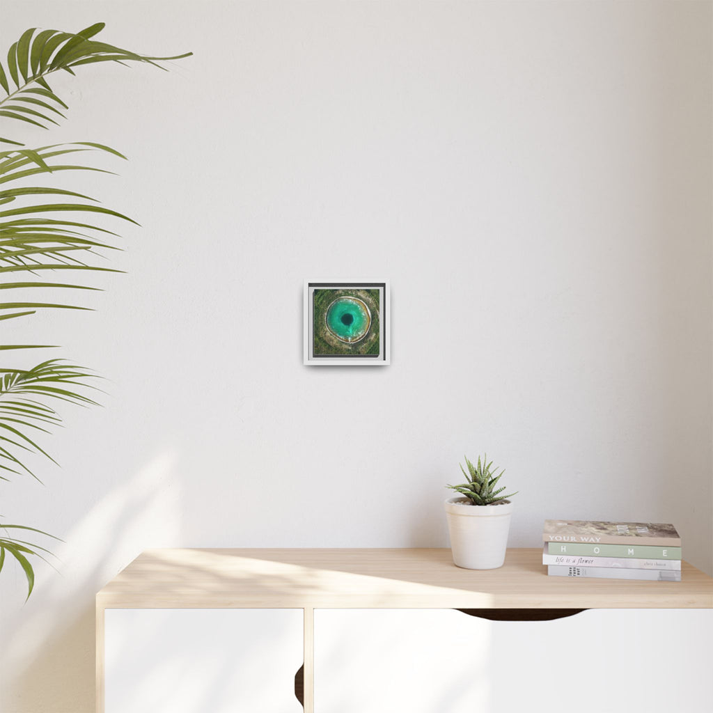 LinkHearts™ 'Sink Hole' Matte Canvas Framed Wall Art