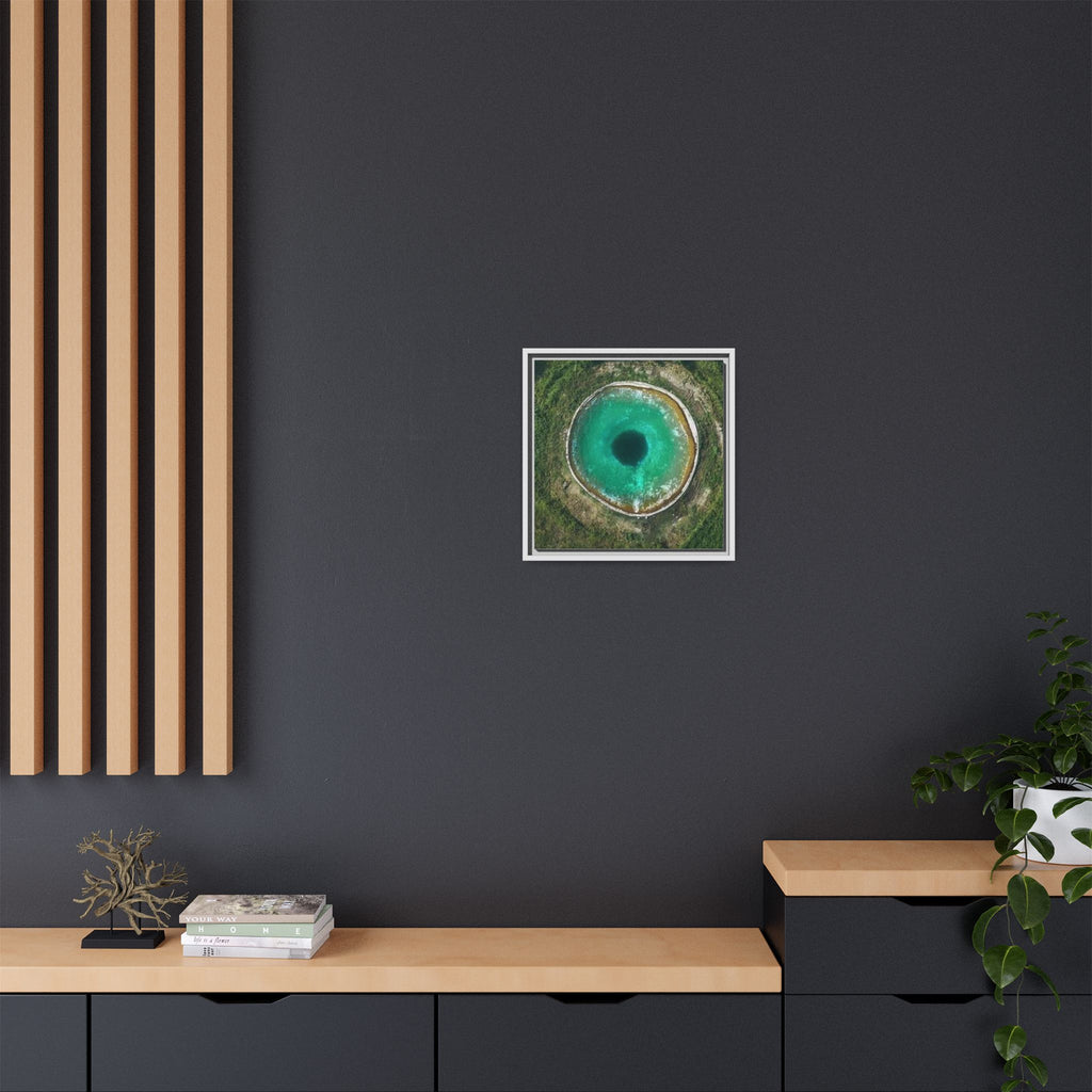 LinkHearts™ 'Sink Hole' Matte Canvas Framed Wall Art