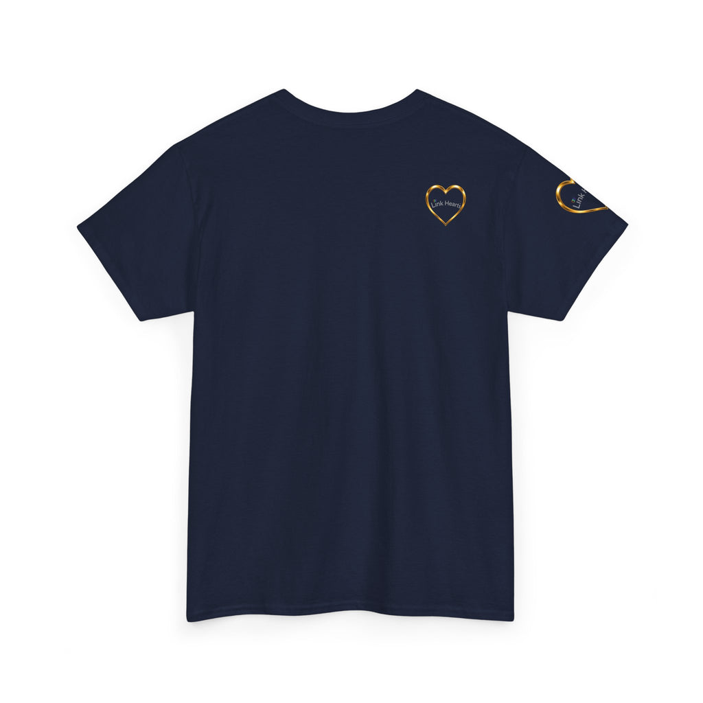 Link Hearts Unisex Tee - Celebrate Connection with Matching Shirt Set
