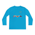 Link Hearts™ Youth Long Sleeve Tee – Rainbow Hand Heart Design (Love Unity)