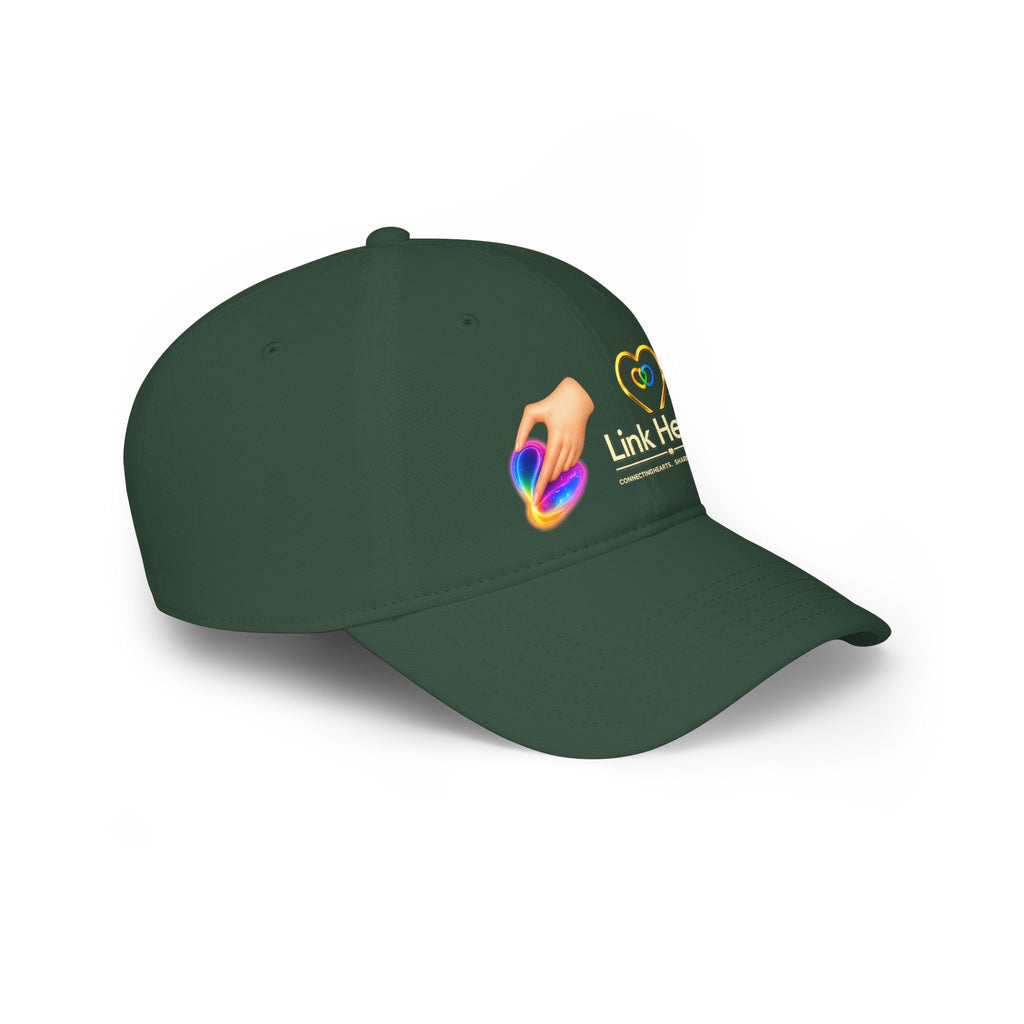 Link Hearts Couples Baseball Cap — Heartcare Charity Logo Hat