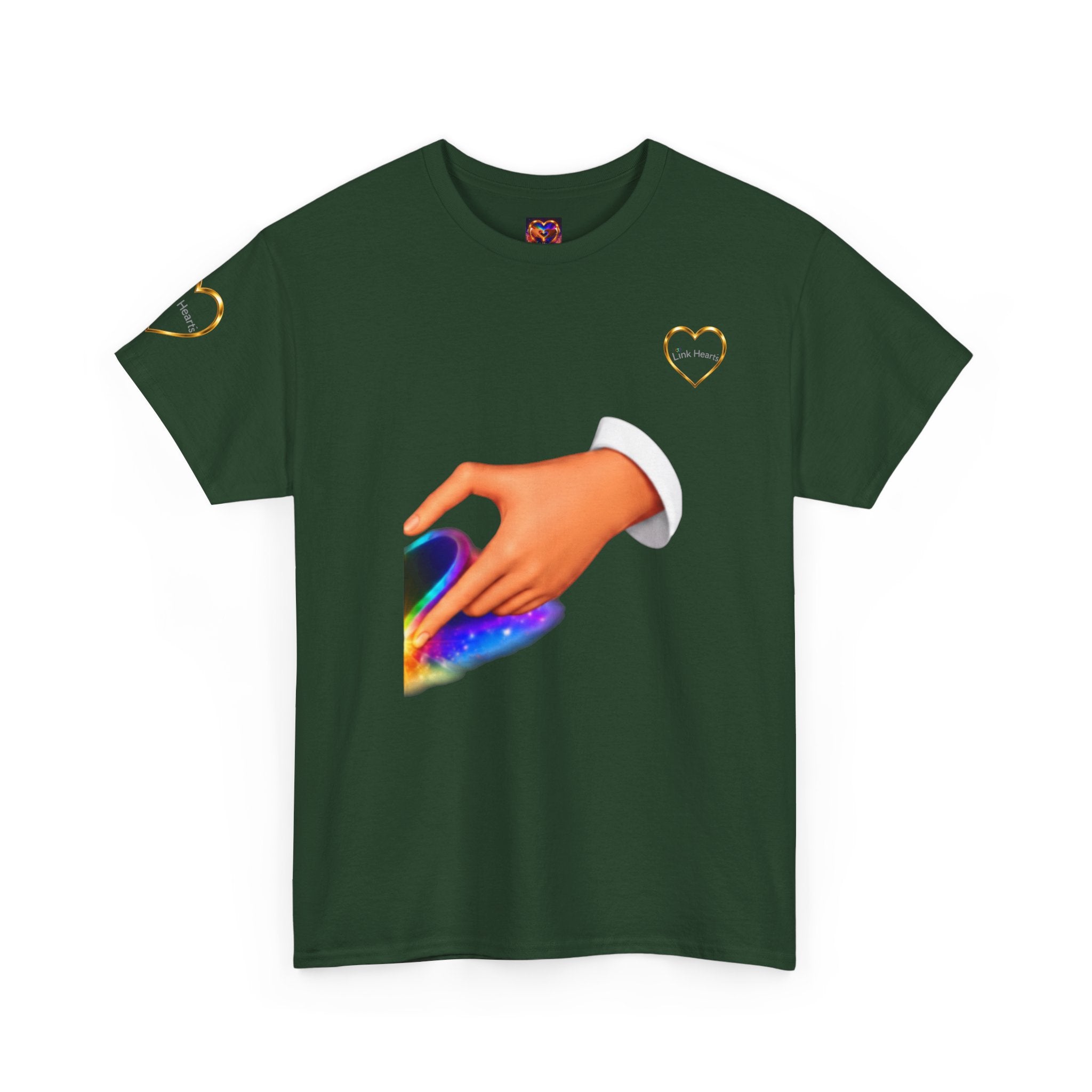 Link Hearts Unisex Tee - Celebrate Connection with Matching Shirt Set