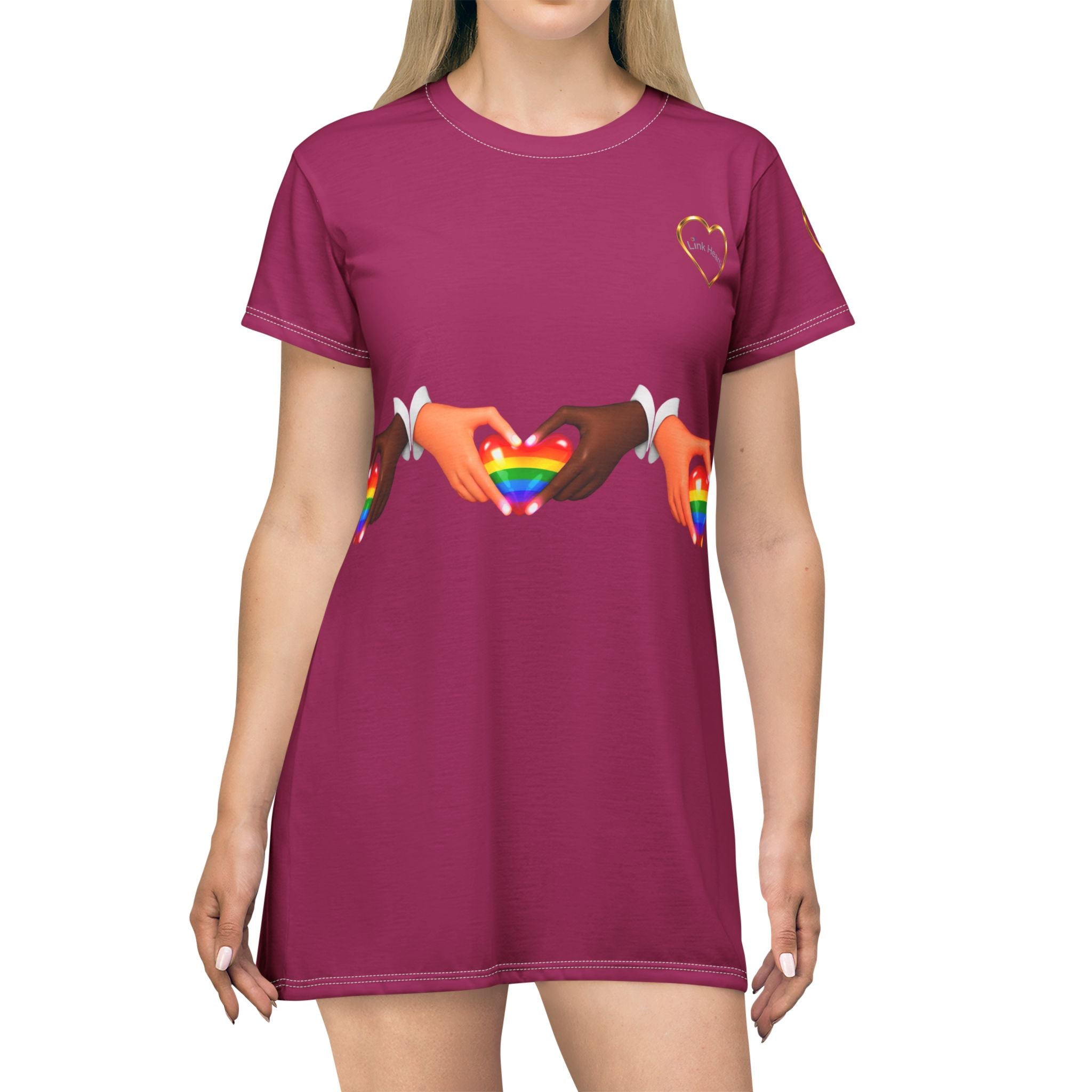Link Hearts™ - T shirt Dress