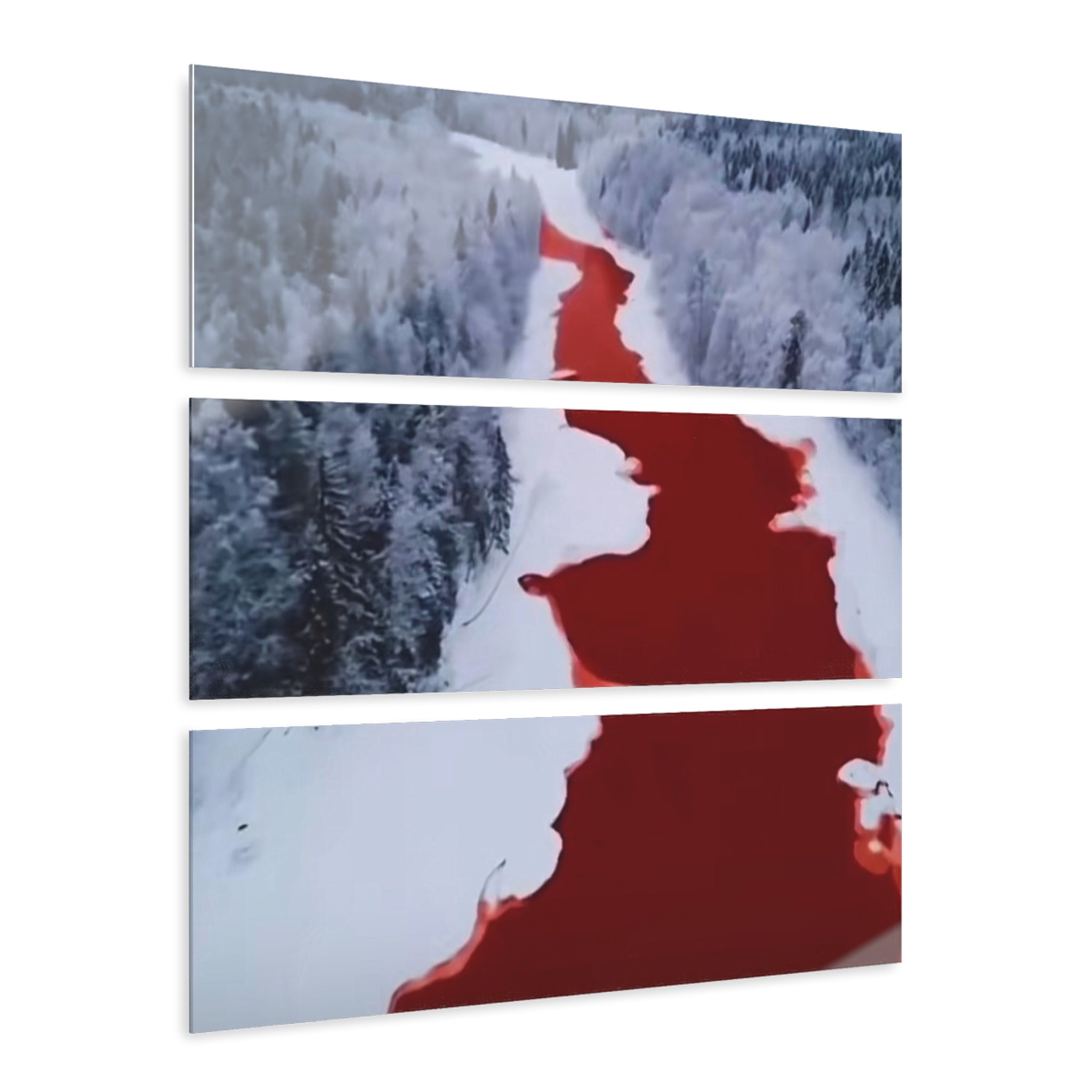 Link Hearts™ Luxury Acrylic Triptych — Modern Wall Art for Living Room & Bedroom