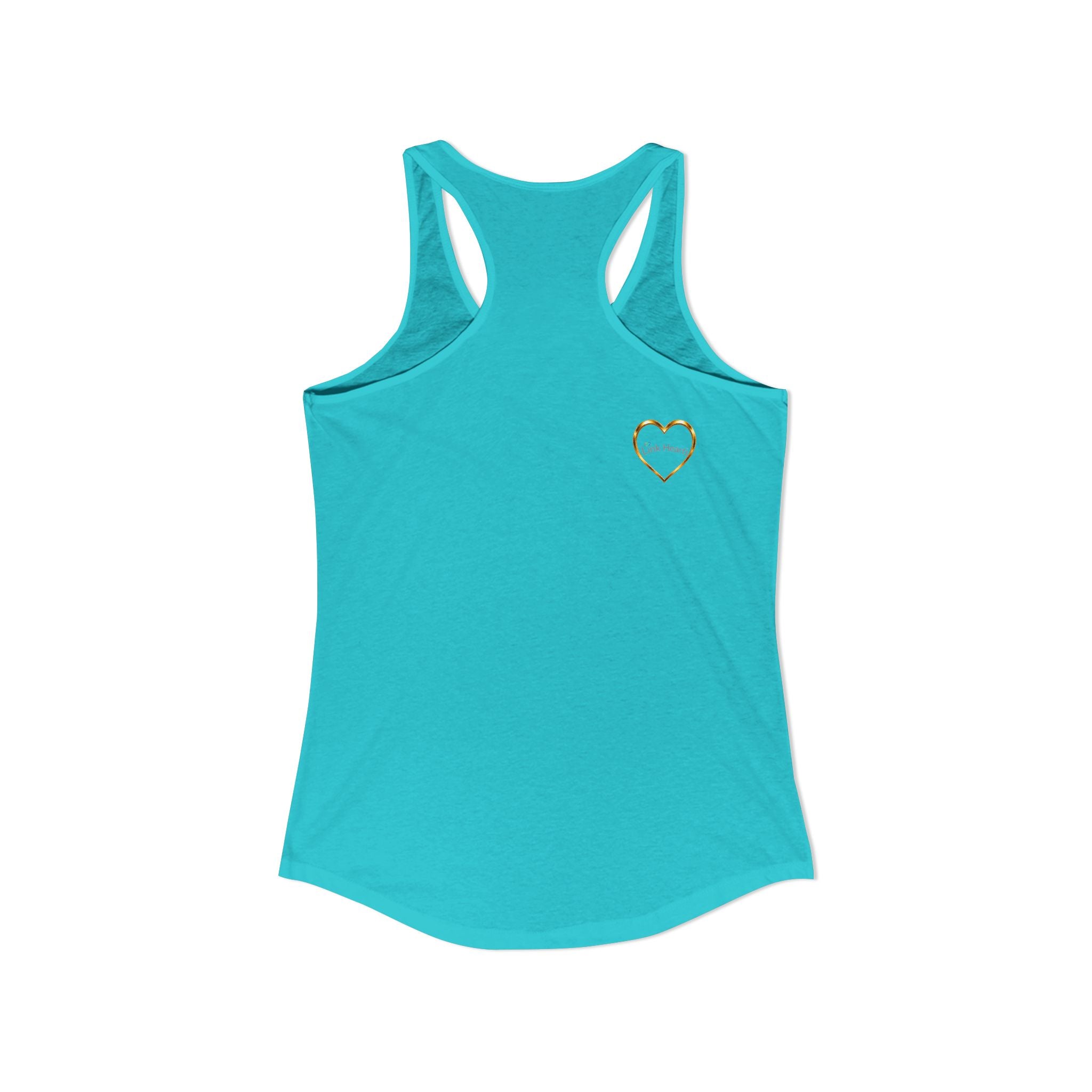 Link Hearts™ Women’s Ideal Racerback Tank – Wear Unity With Every Move.