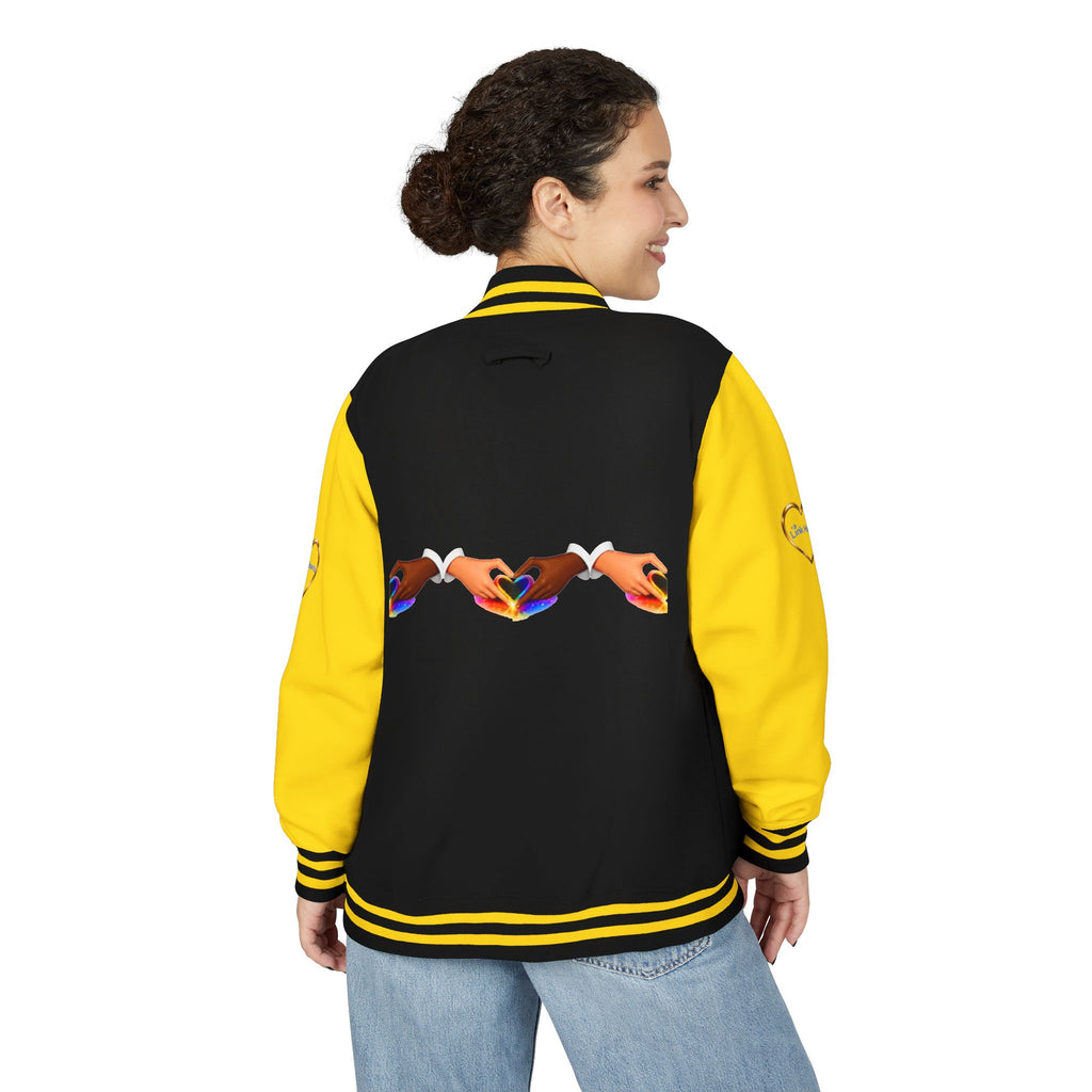 Link Hearts™ Premium Varsity Jacket – Wear the Movement.