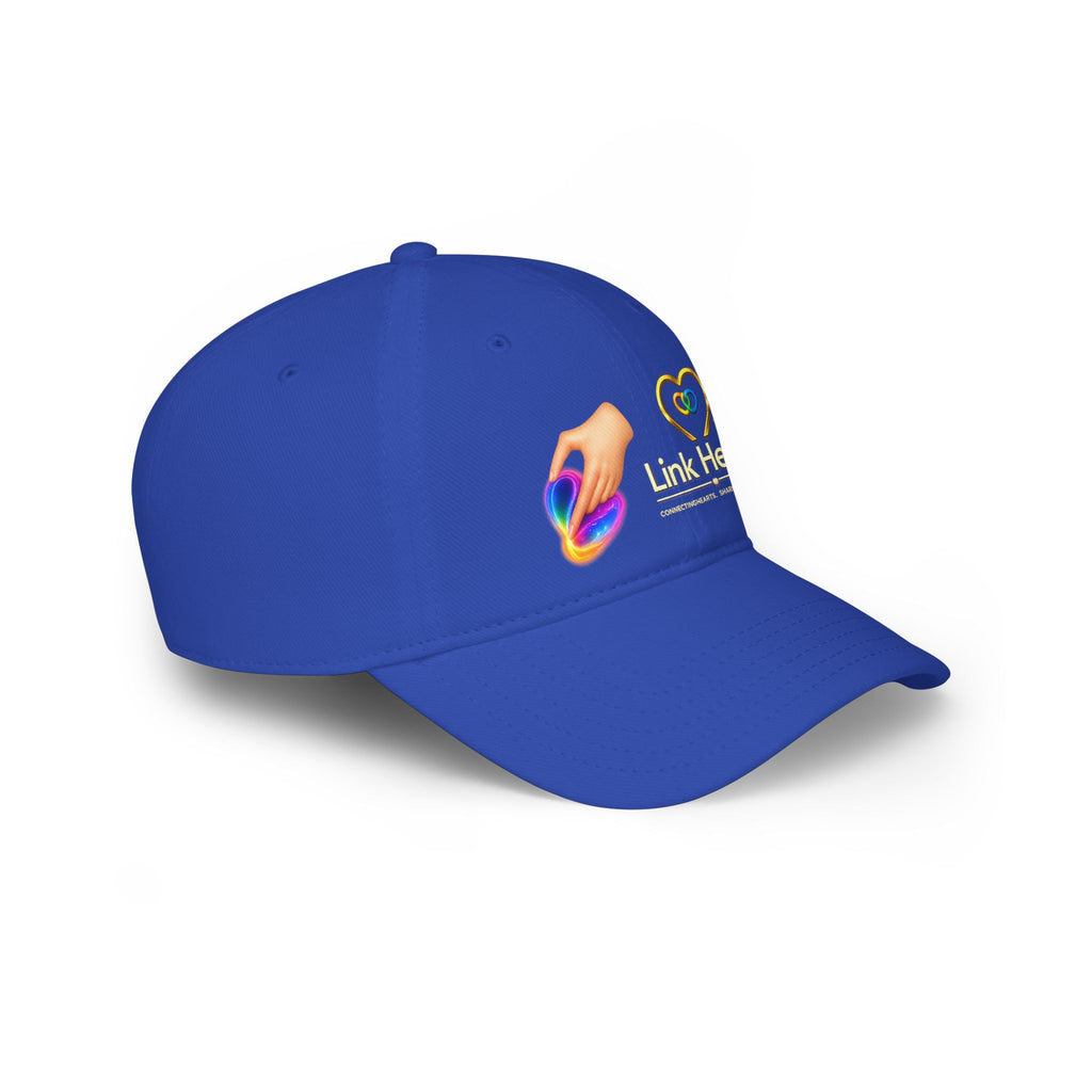 Link Hearts Couples Baseball Cap — Heartcare Charity Logo Hat