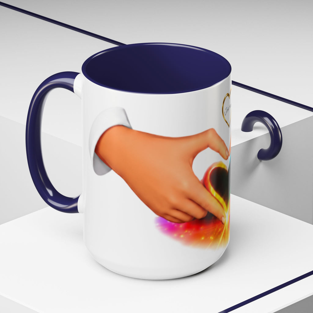 Link Hearts™ - Rainbow Heart Mug.
