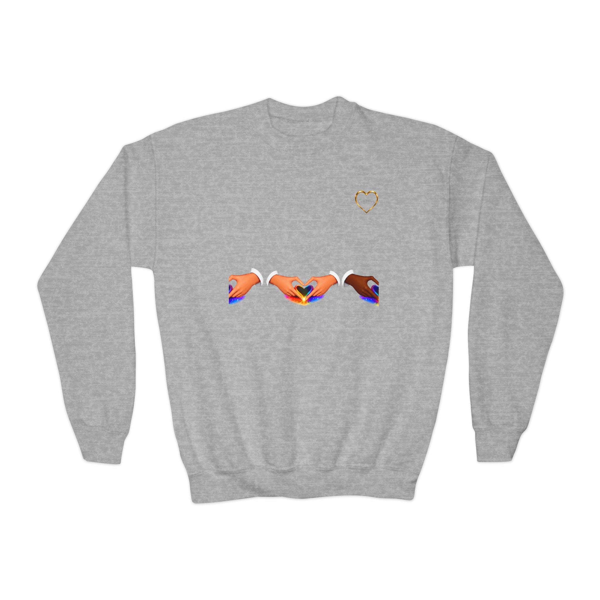 Link Hearts™ Unity Crewneck Sweatshirt — Youth Crewneck
