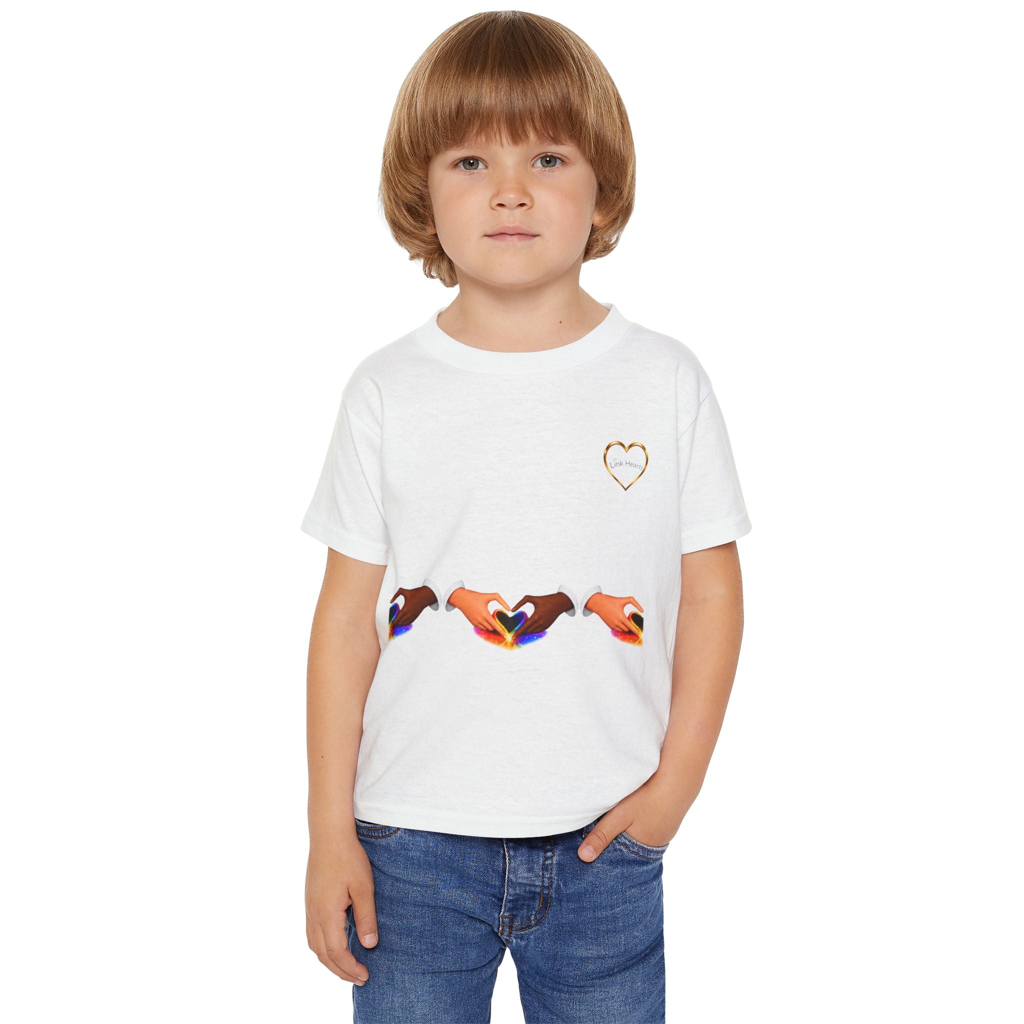 Link Hearts™  Heavy Cotton™ Toddler T-shirt