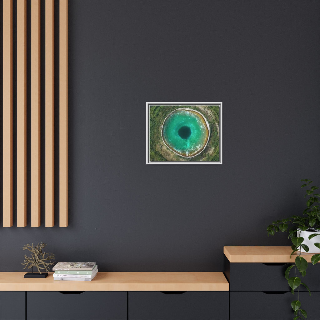 LinkHearts™ 'Sink Hole' Matte Canvas Framed Wall Art