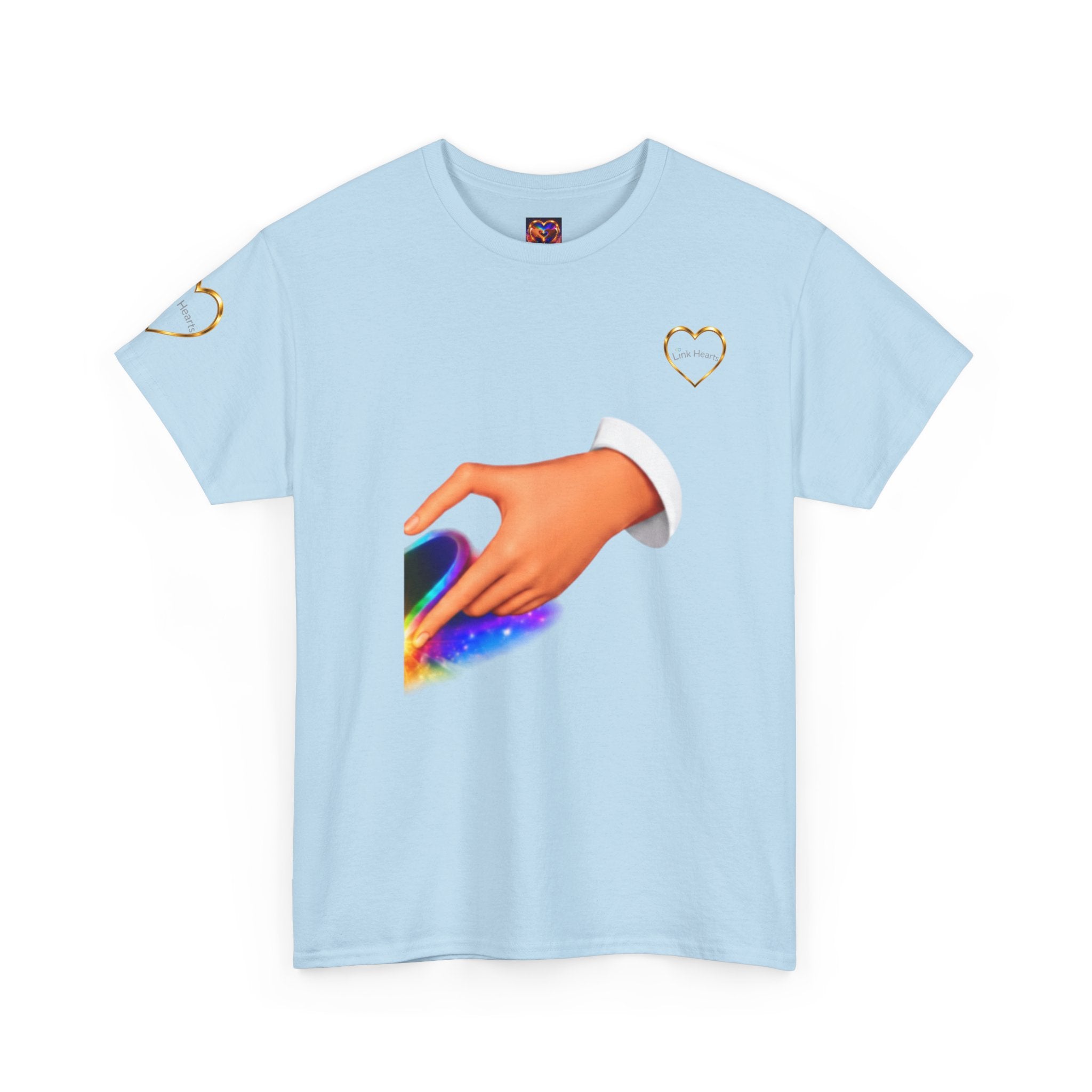 Link Hearts Unisex Tee - Celebrate Connection with Matching Shirt Set