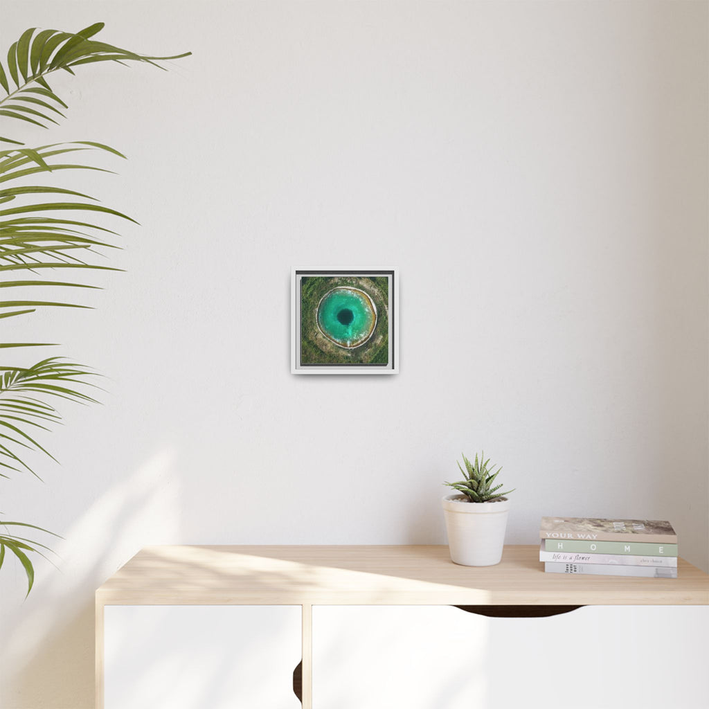 LinkHearts™ 'Sink Hole' Matte Canvas Framed Wall Art