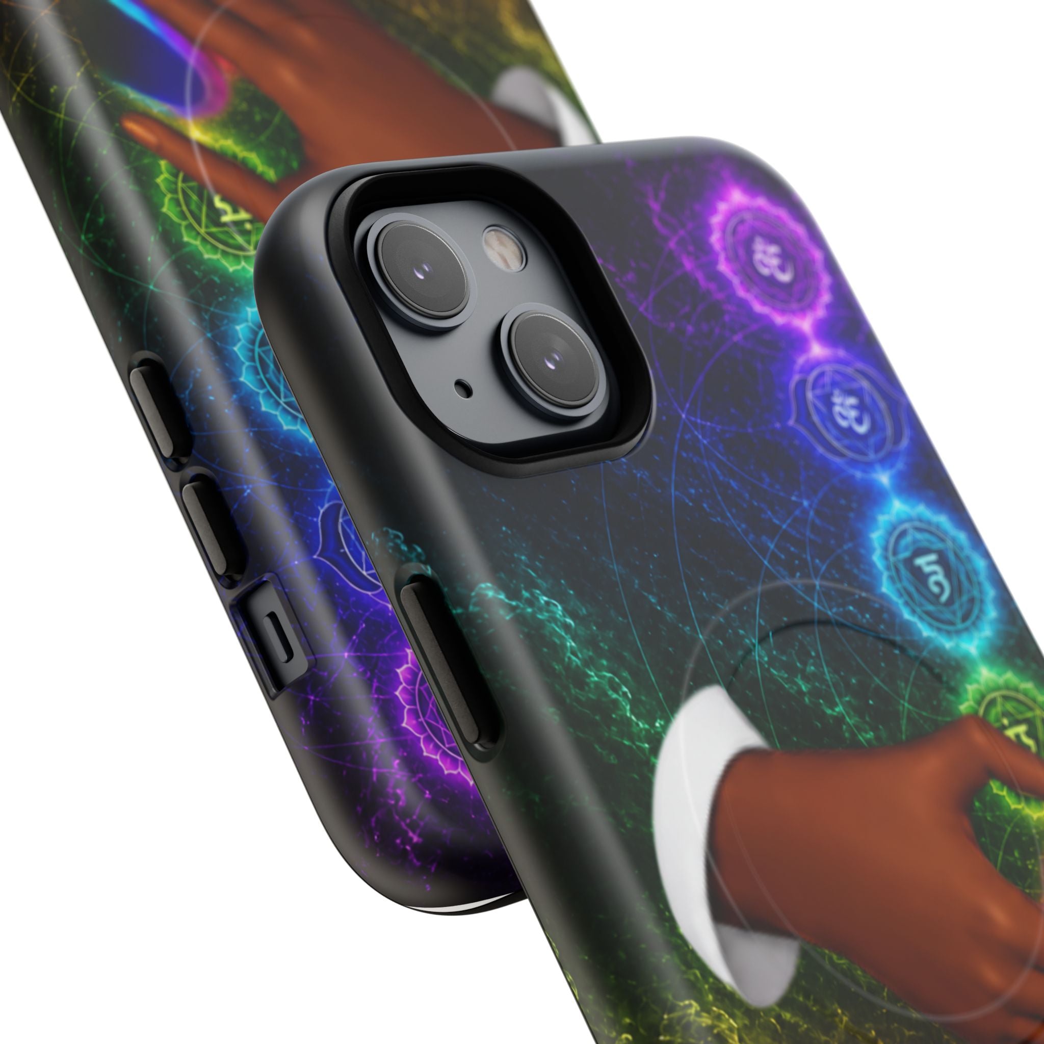 Link Hearts™ Cosmic Energy Phone Case - Chakra Healing Magnetic Phone Case