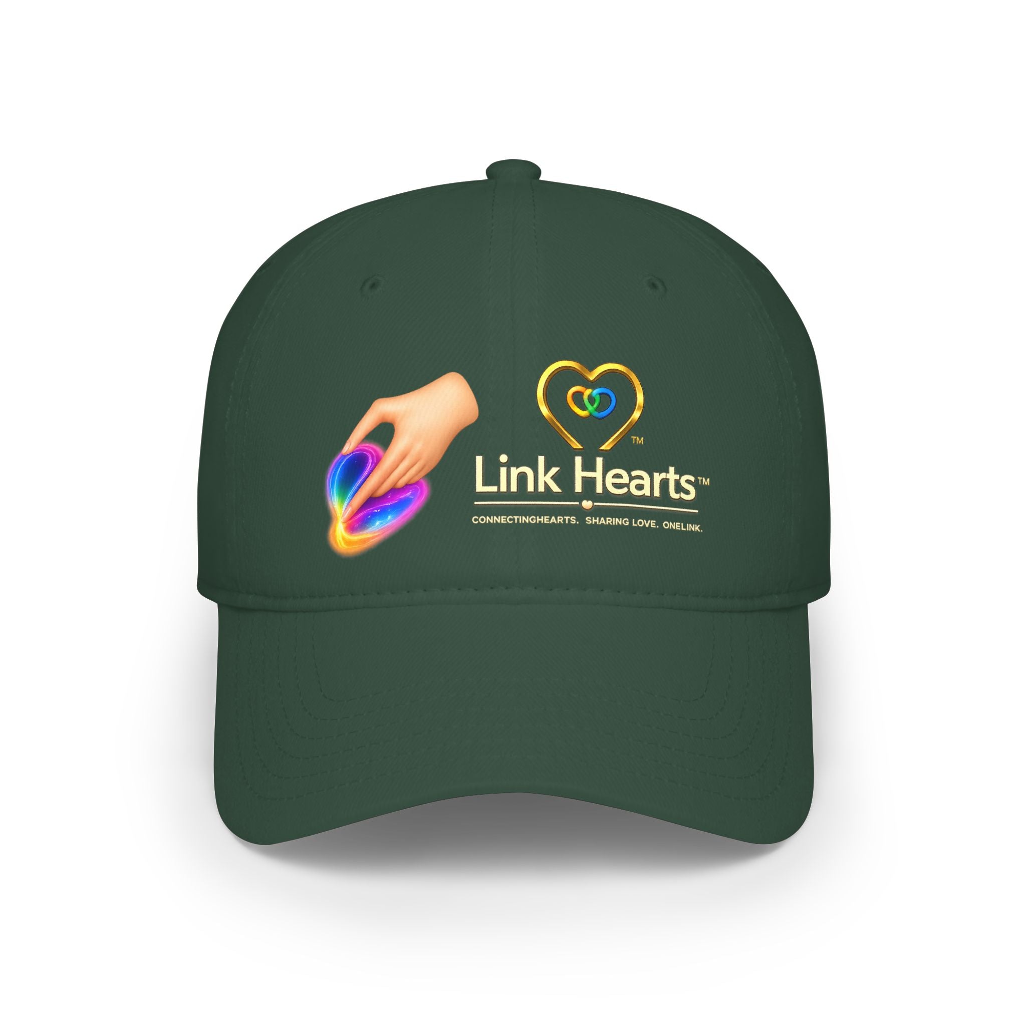Link Hearts Couples Baseball Cap — Heartcare Charity Logo Hat