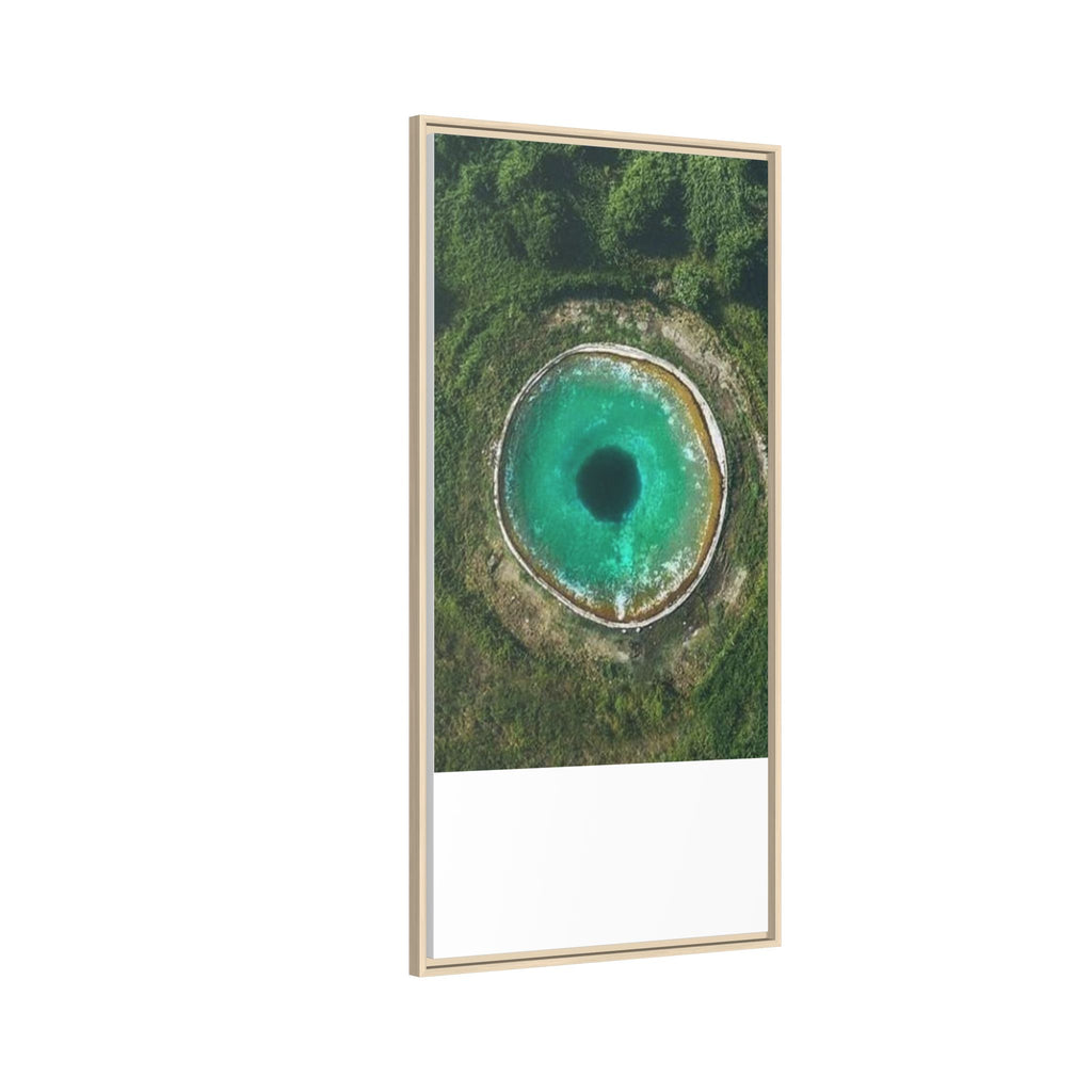 LinkHearts™ 'Sink Hole' Matte Canvas Framed Wall Art