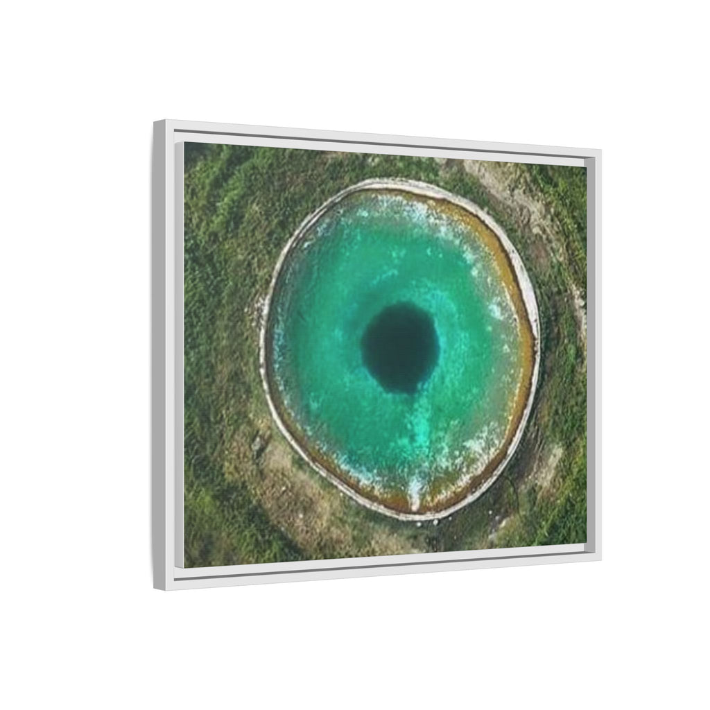 LinkHearts™ 'Sink Hole' Matte Canvas Framed Wall Art