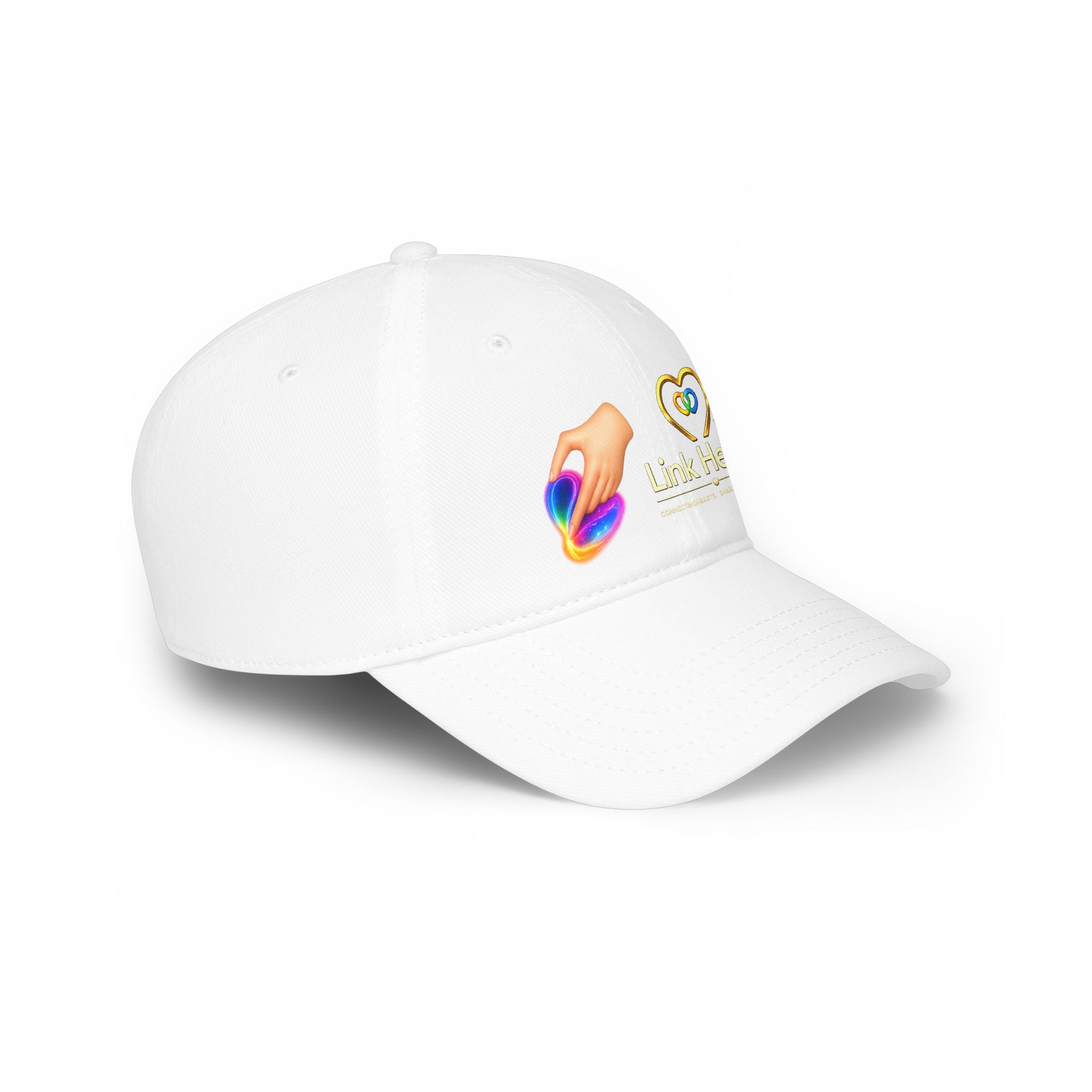 Link Hearts Couples Baseball Cap — Heartcare Charity Logo Hat