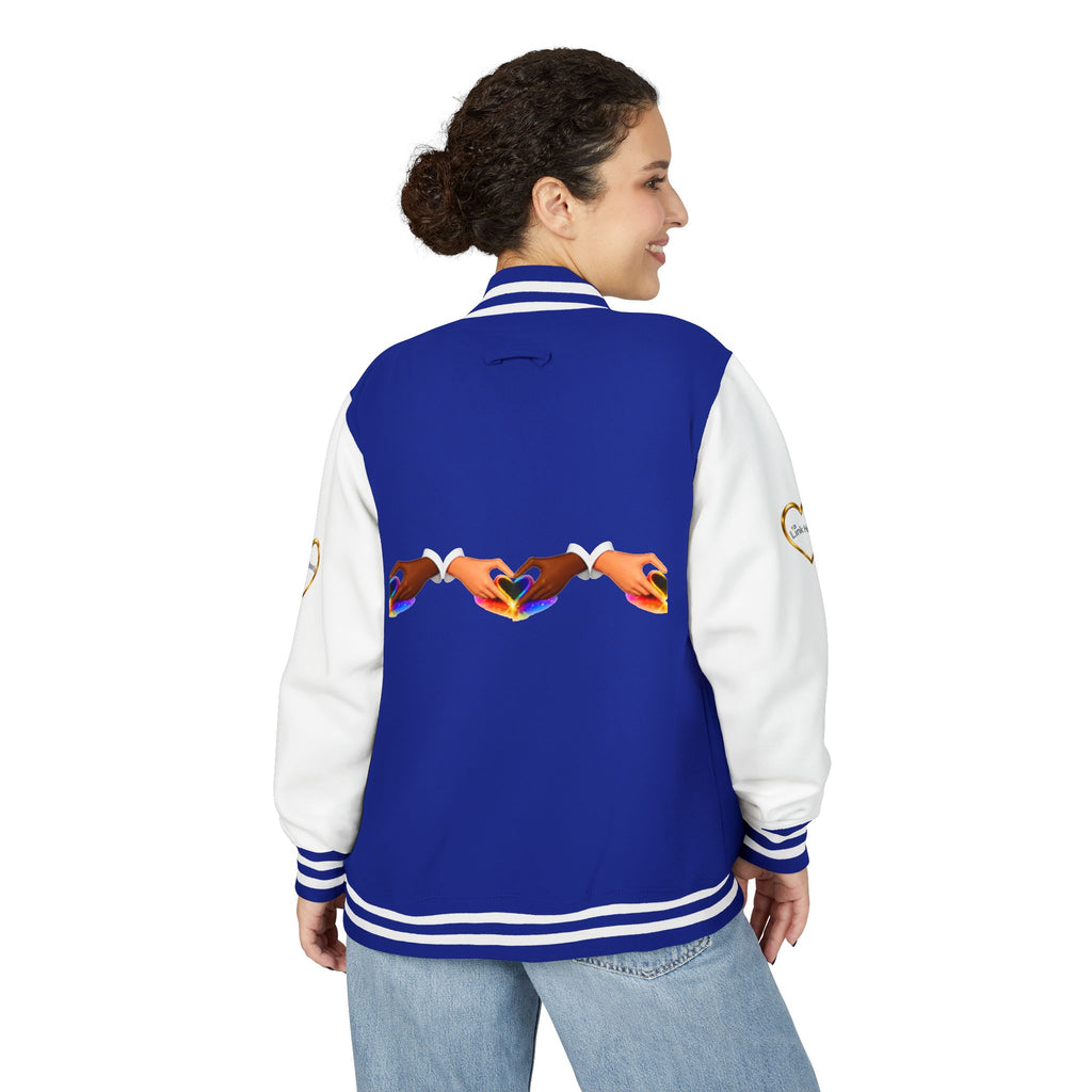 Link Hearts™ Premium Varsity Jacket – Wear the Movement.
