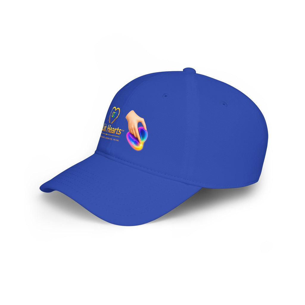 Link Hearts Rainbow Heart Embroidered Couples Baseball Cap — Charity Donation Hat