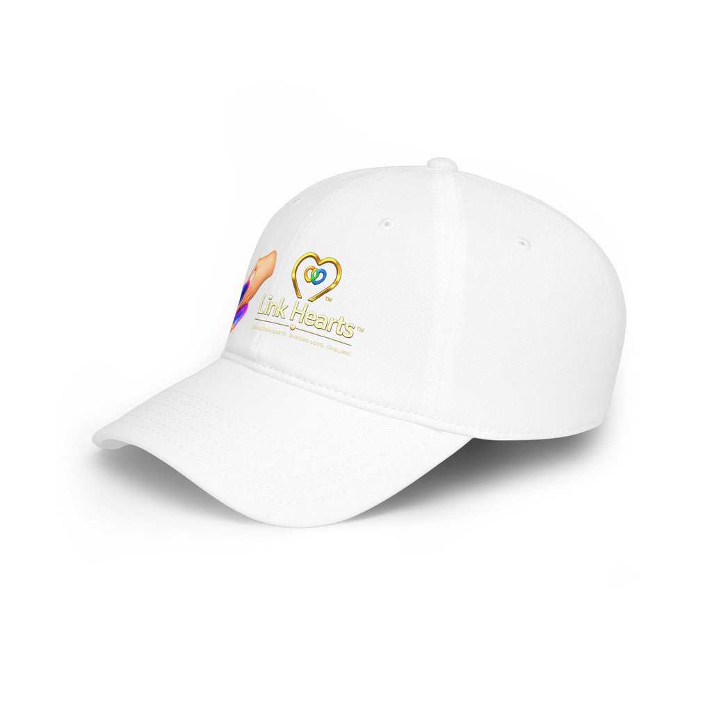 Link Hearts Couples Baseball Cap — Heartcare Charity Logo Hat
